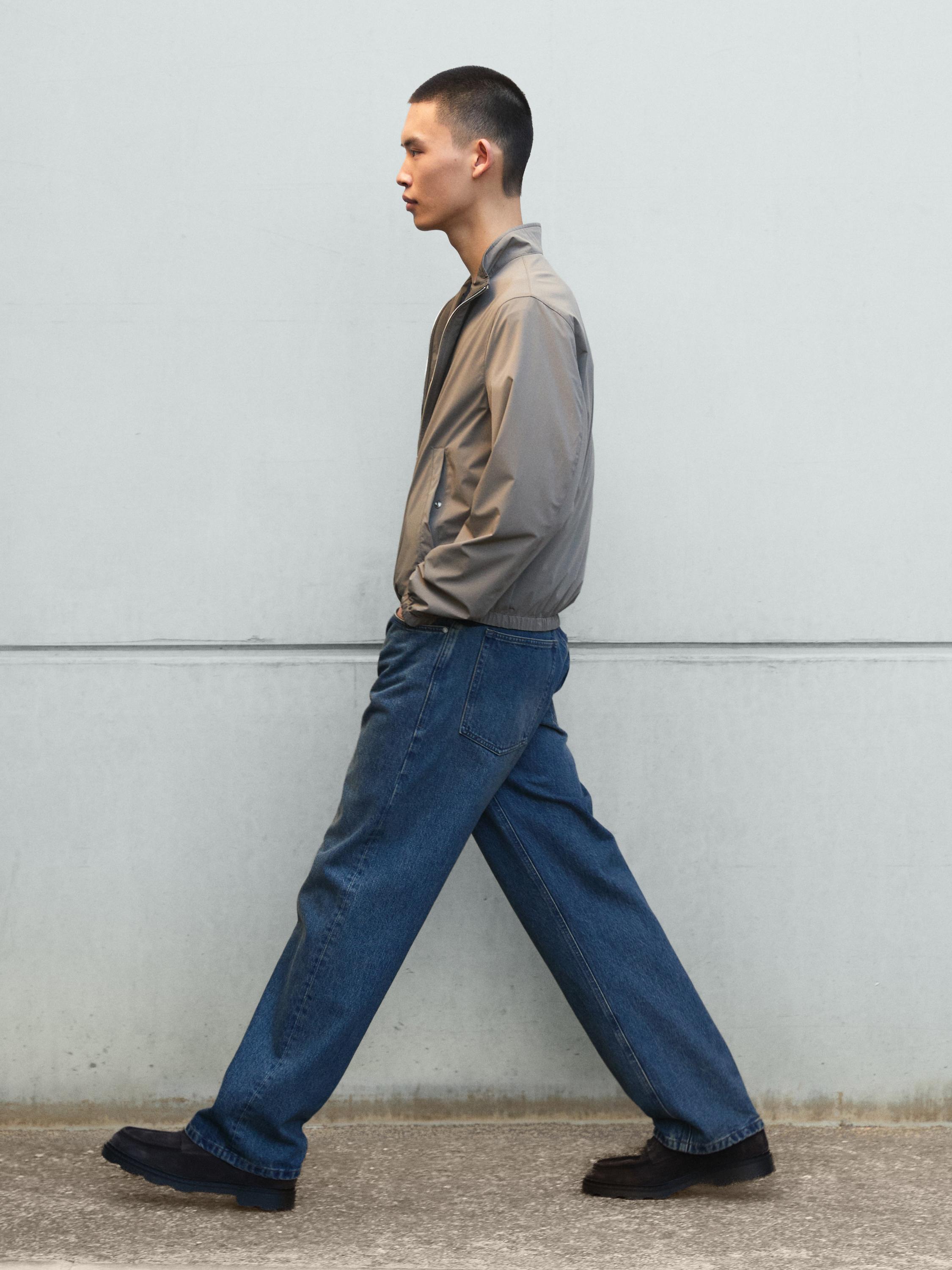 Short reversible jacket — GREY
