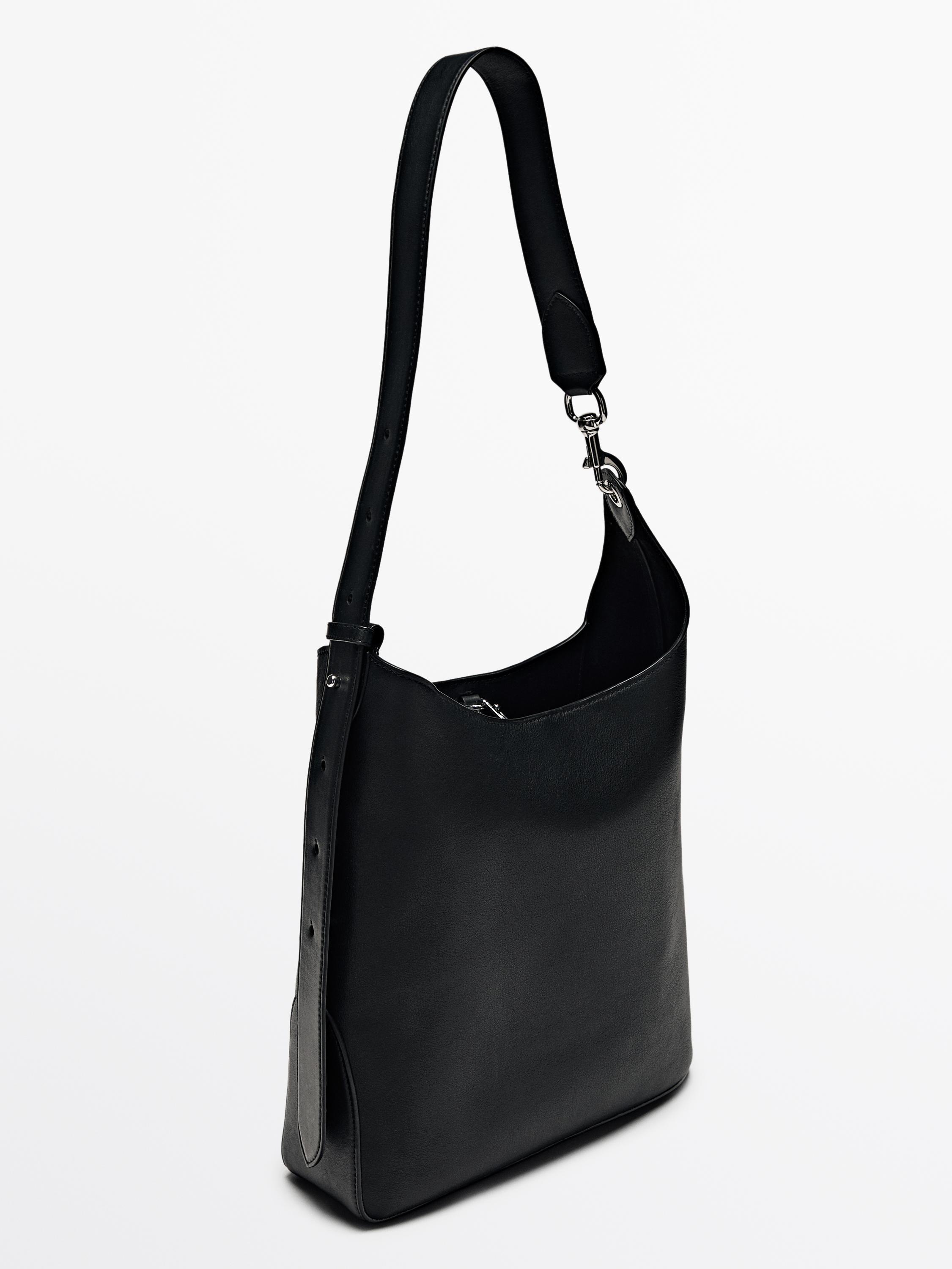 Soft nappa bucket bag