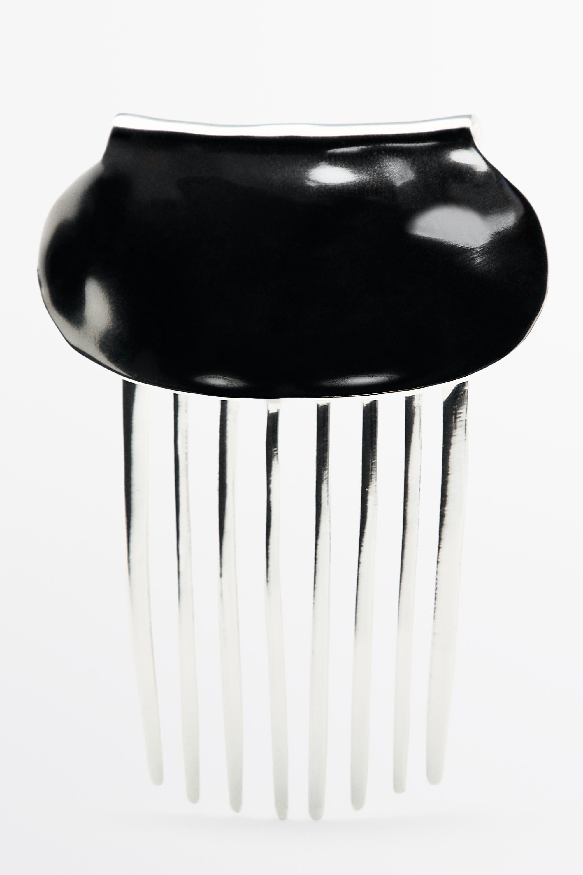 Metal comb — SILVER