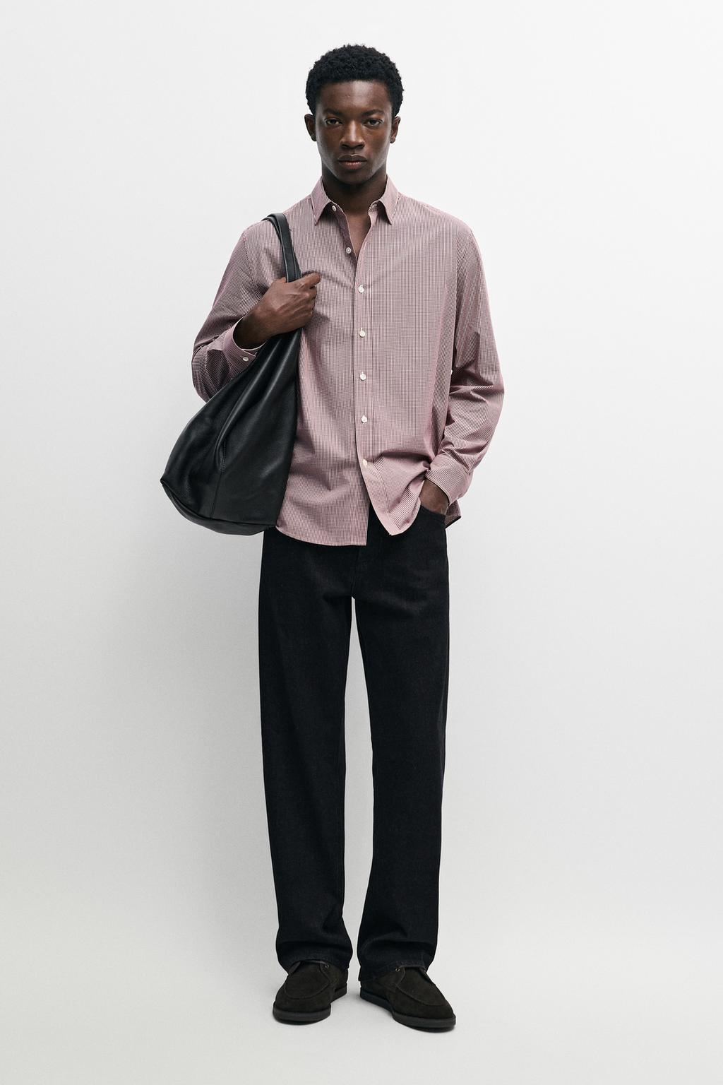 Massimo Dutti Regular fit gingham köynək