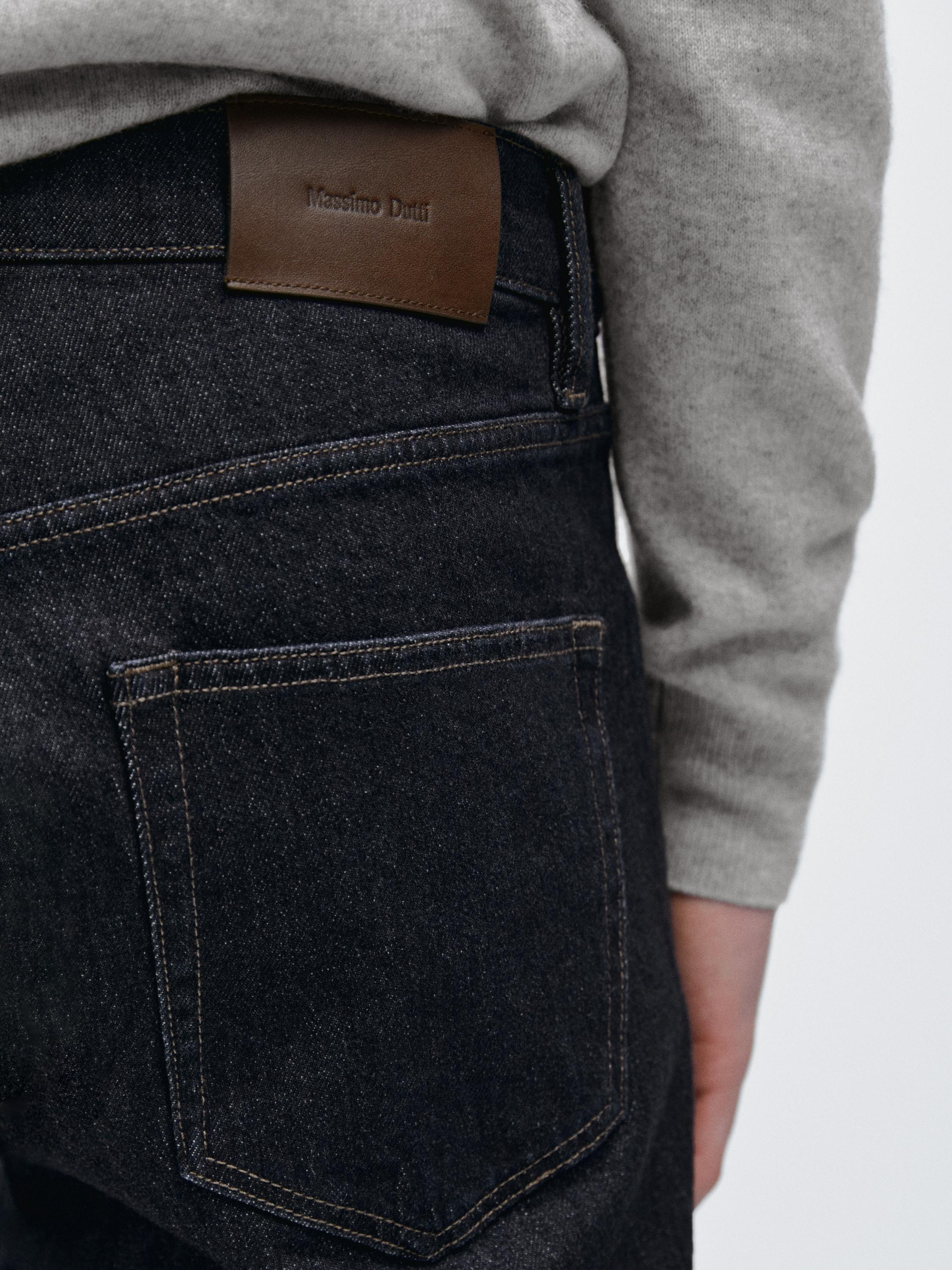 Tapered fit jeans — NAVY BLUE