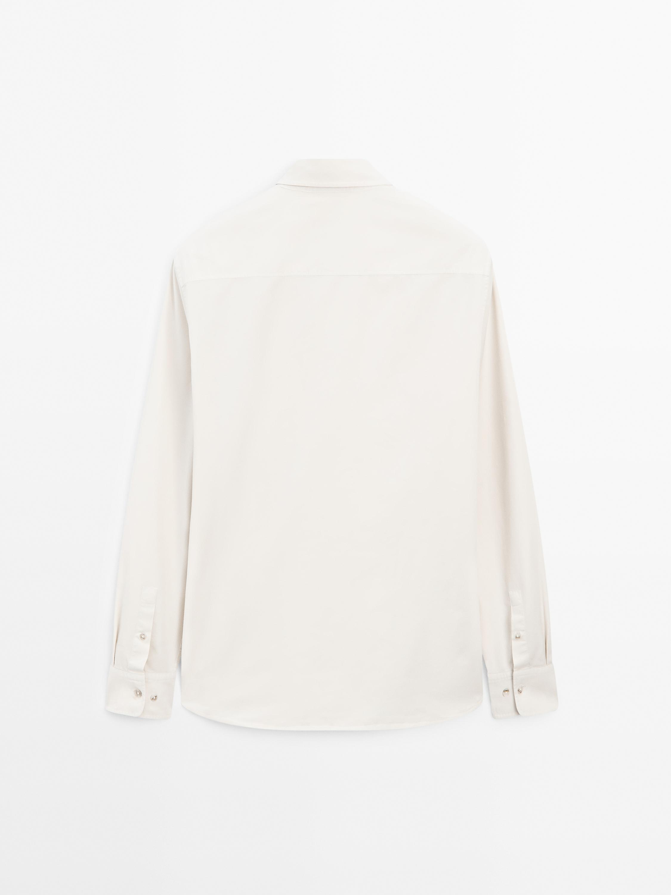 100% cotton regular fit twill shirt