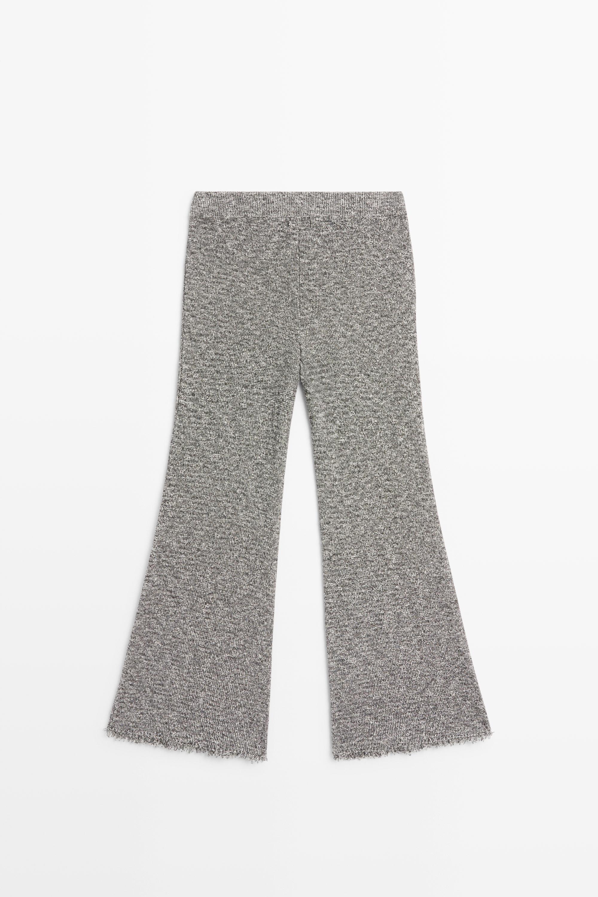 Flowing speckled pants for a total look — GREY MARL