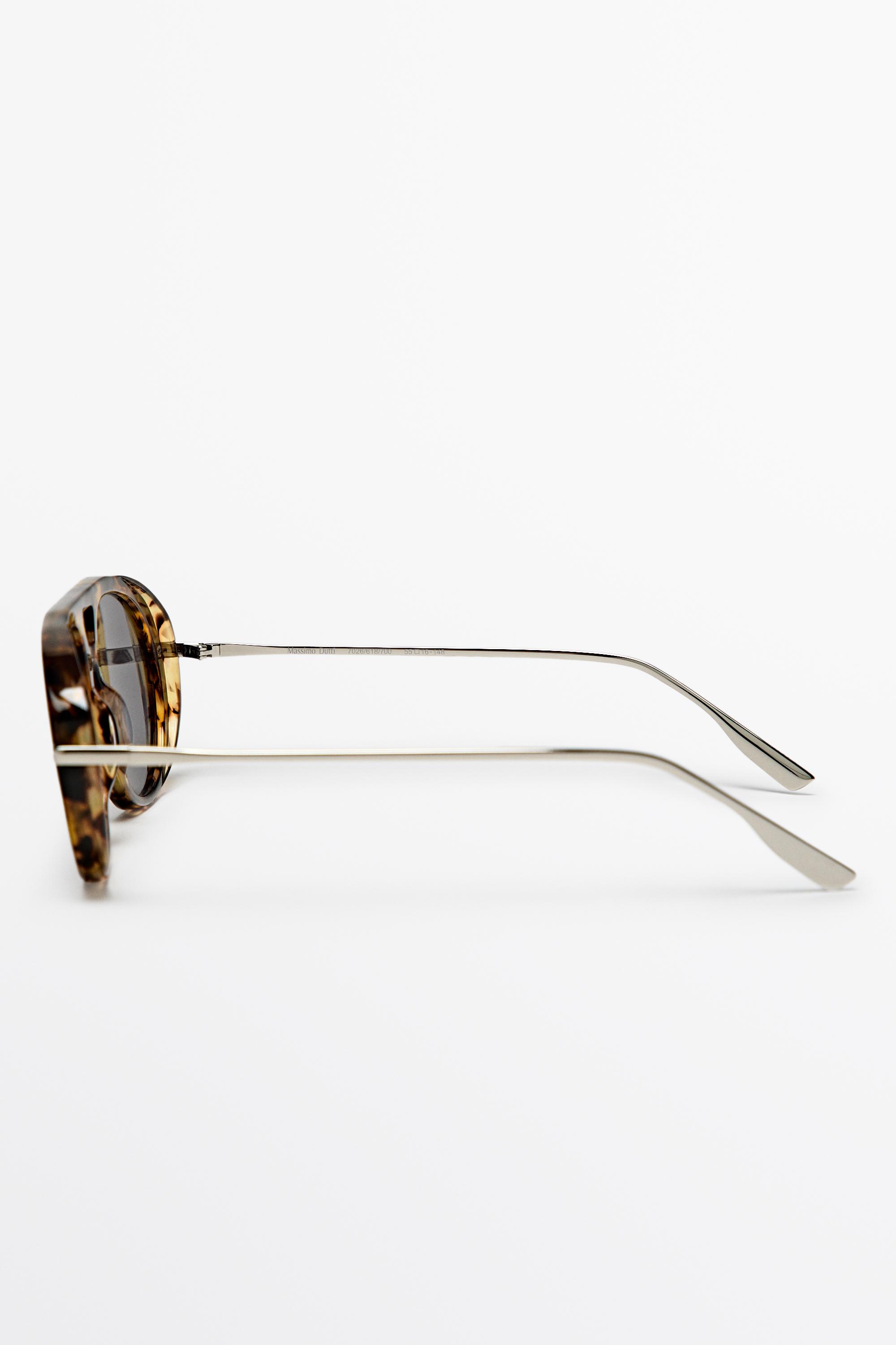 Aviator sunglasses — BROWN