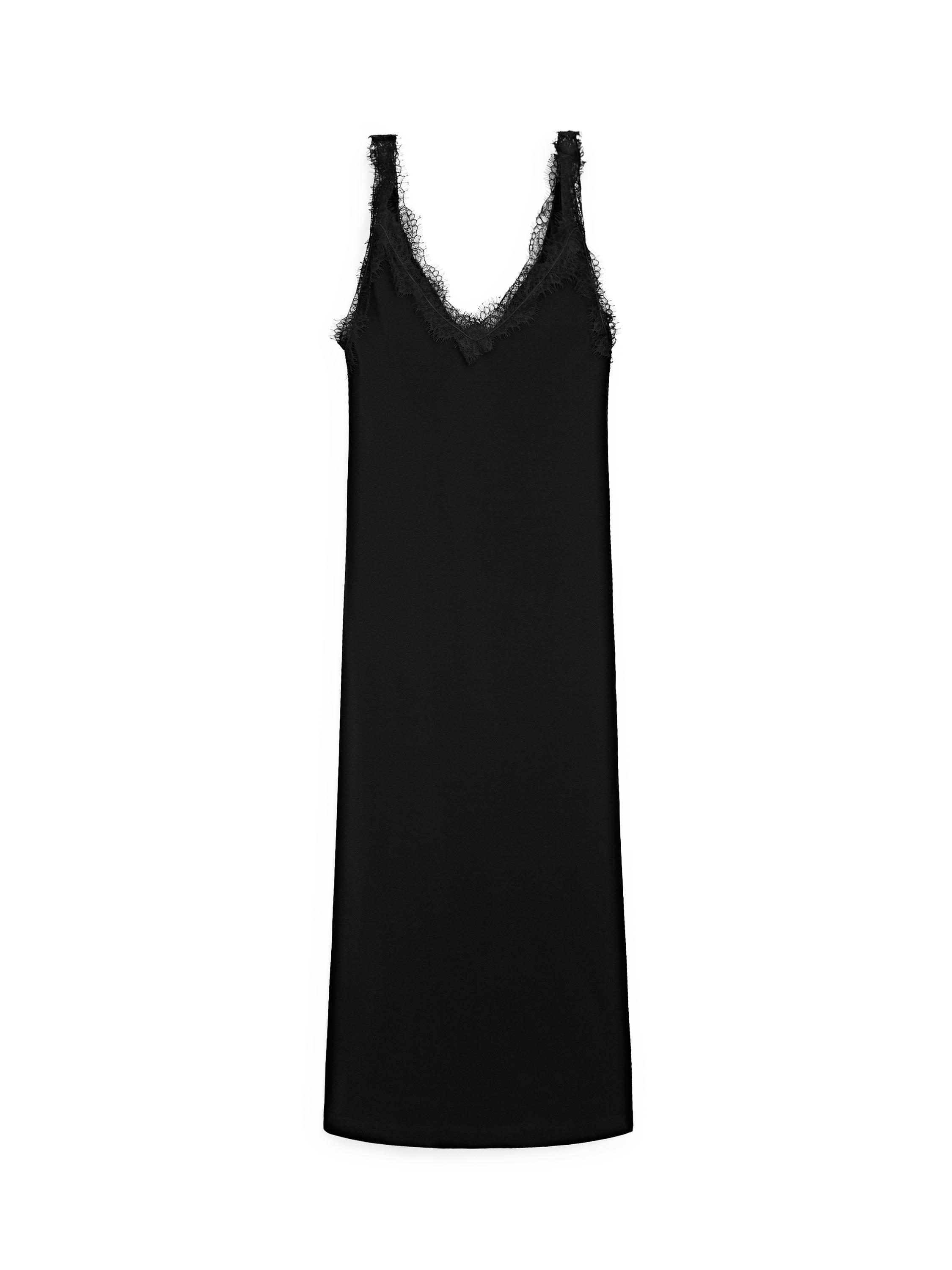 【Massimo Dutti】Long flowing dress with lace neckline 06657805800-t.jpg?ts=1742901536300