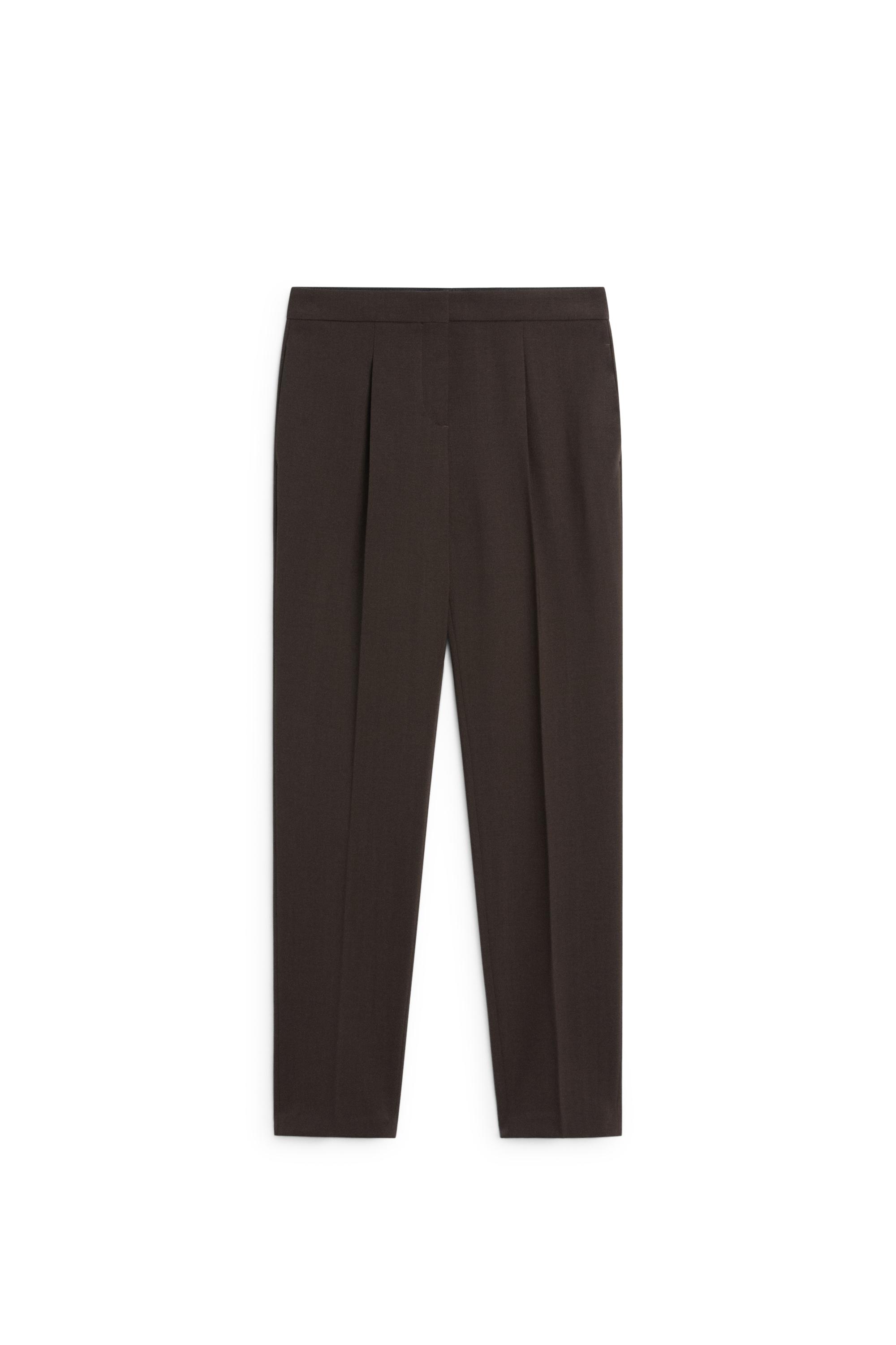 Wool blend slim fit pants - LIMITED EDITION by Massimo Dutti