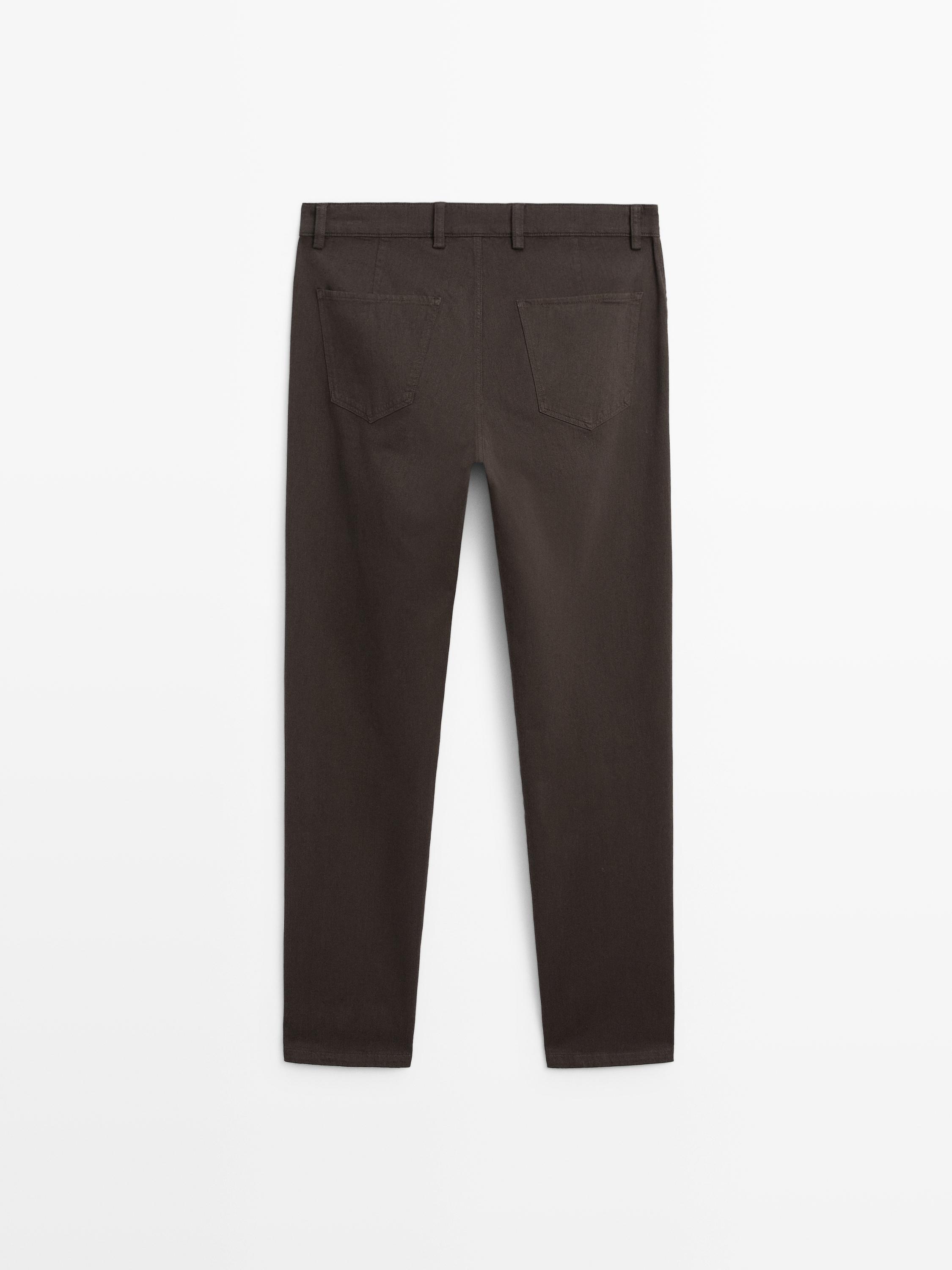 Hlače slim fit od trapera