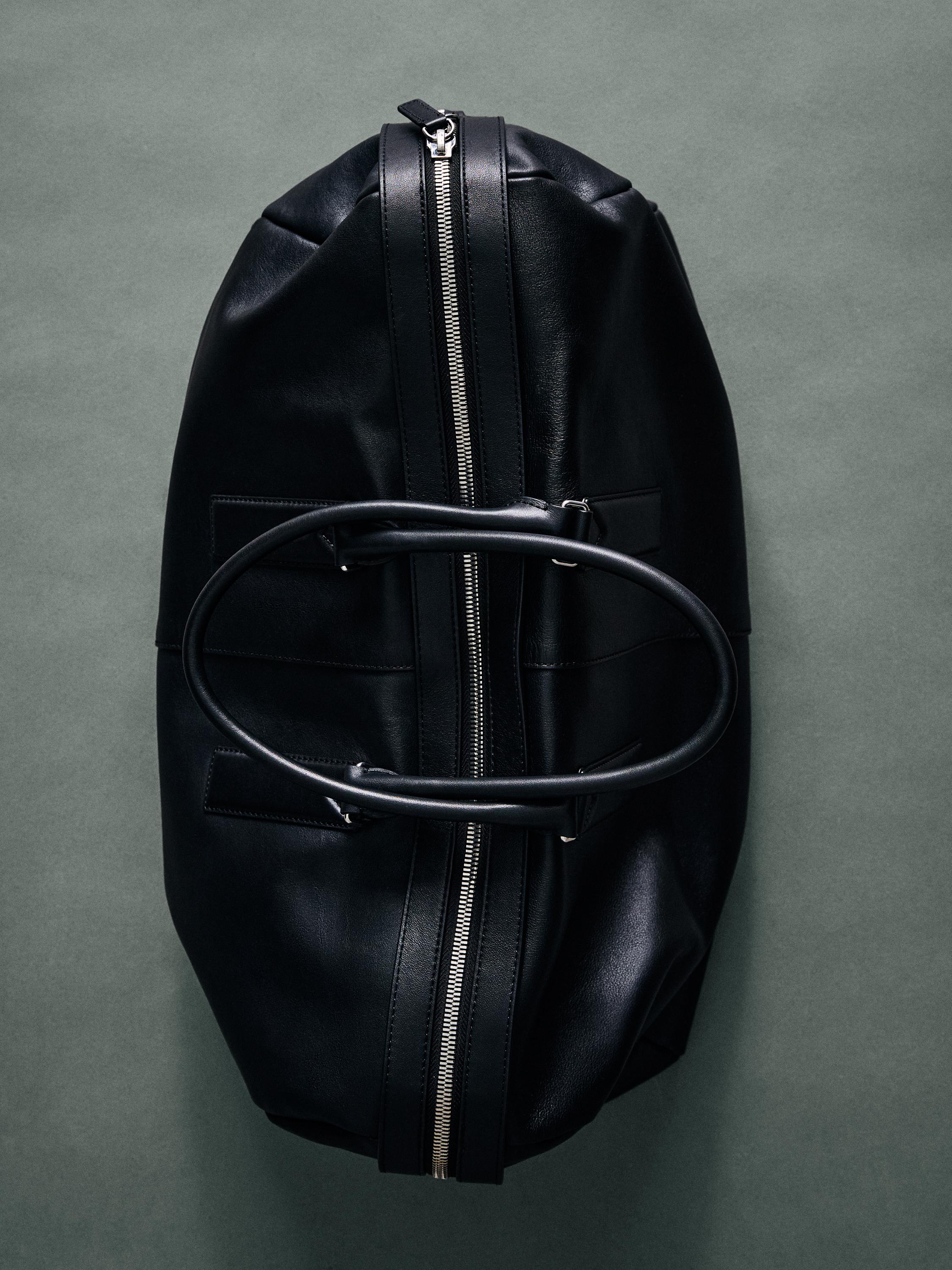 Nappa leather travel bag