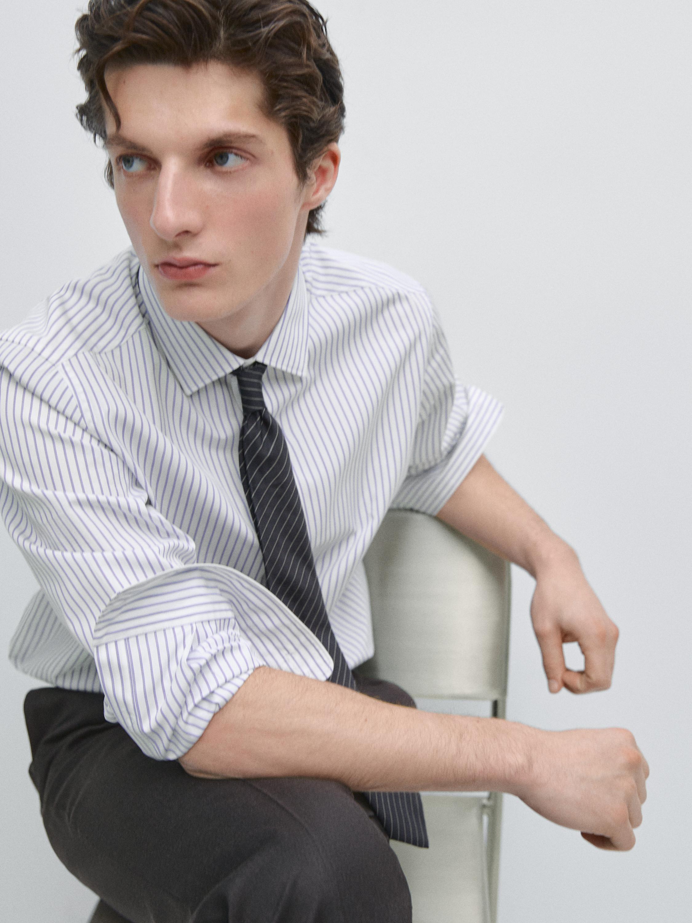 Cold wool suit trousers — CHARCOAL