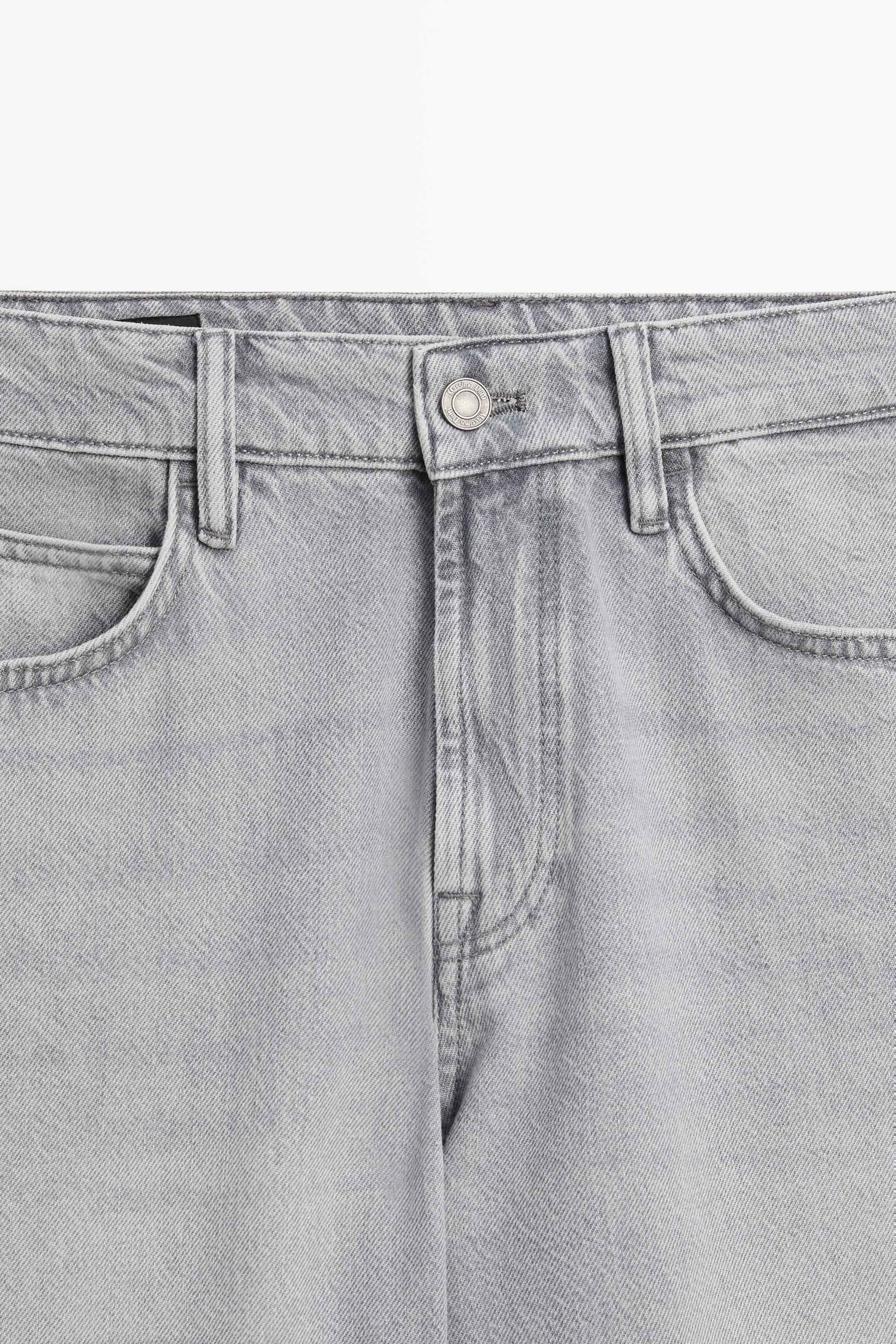 Tapered fit jeans — GREY MARL