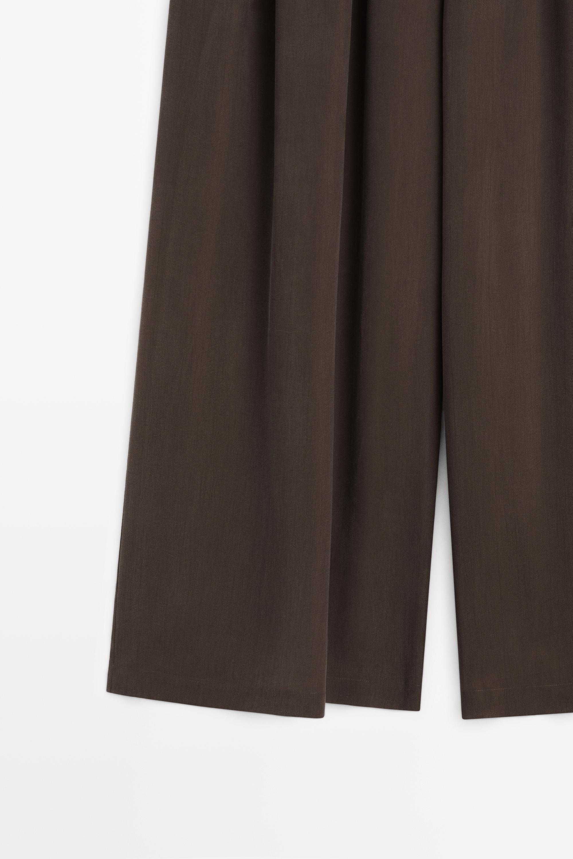 Total look flowing skort — Chocolate