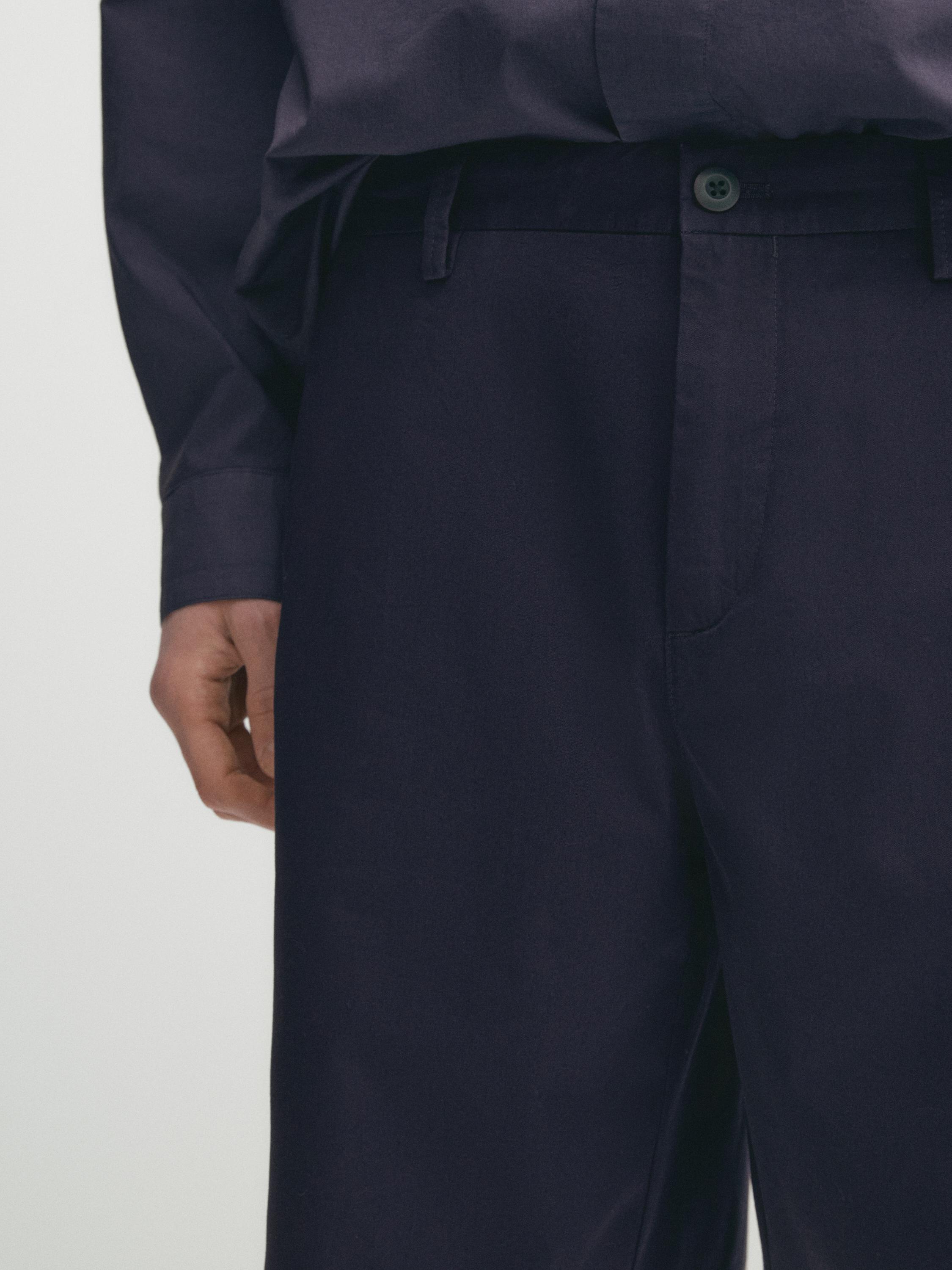 Cotton poplin Bermuda shorts