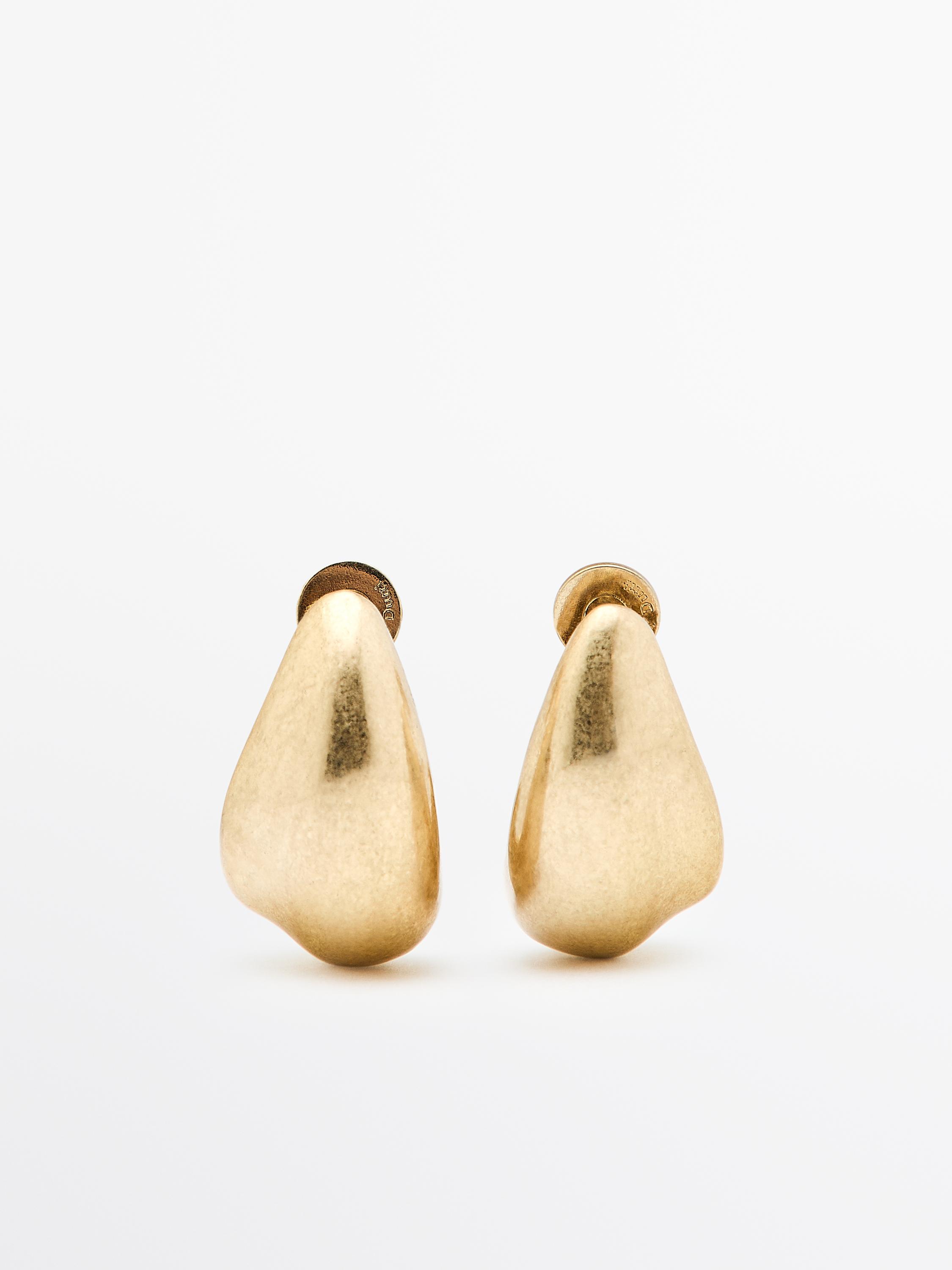 Boucles d’oreilles noisette