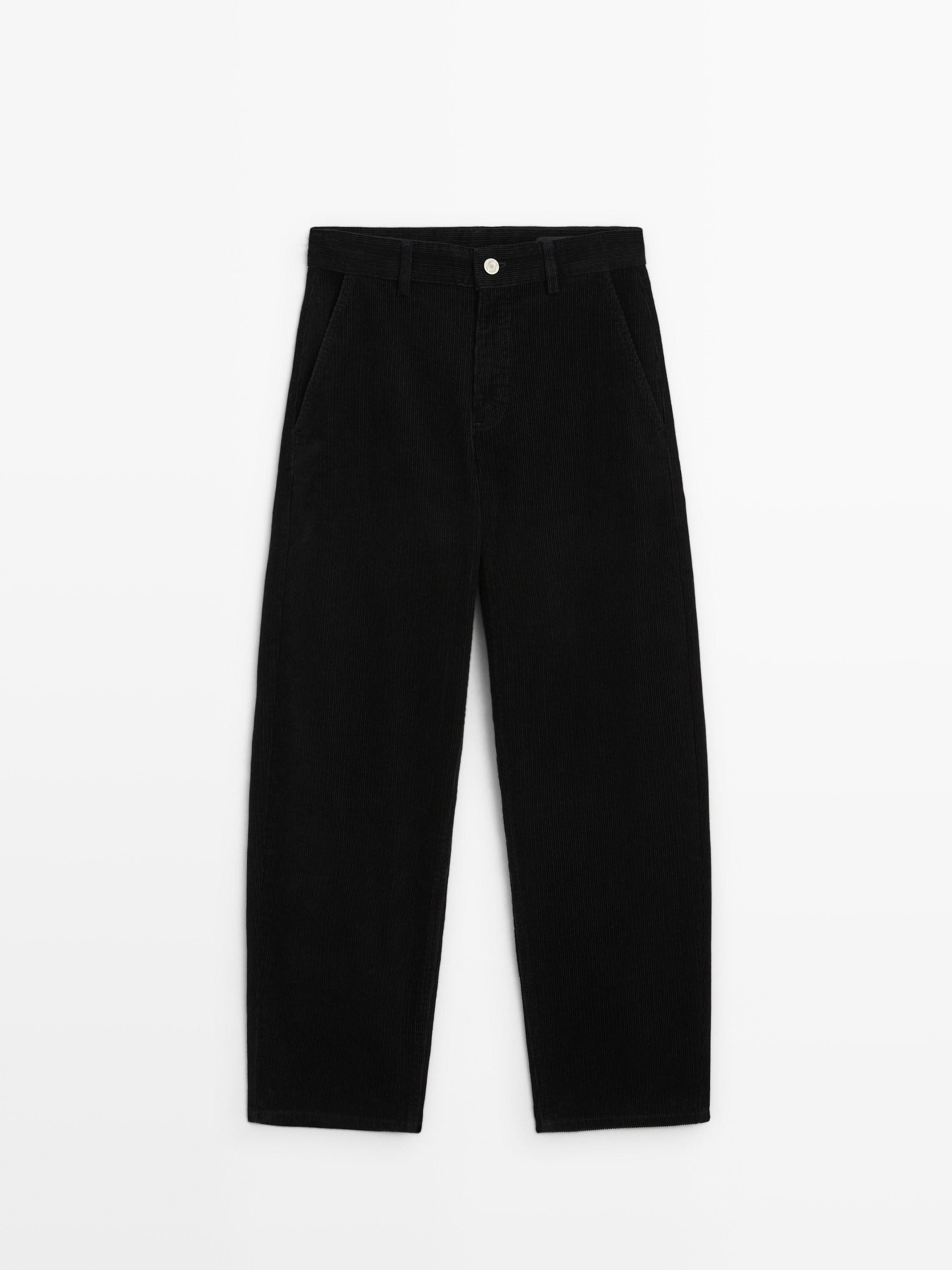 Pantalón pana barrel fit