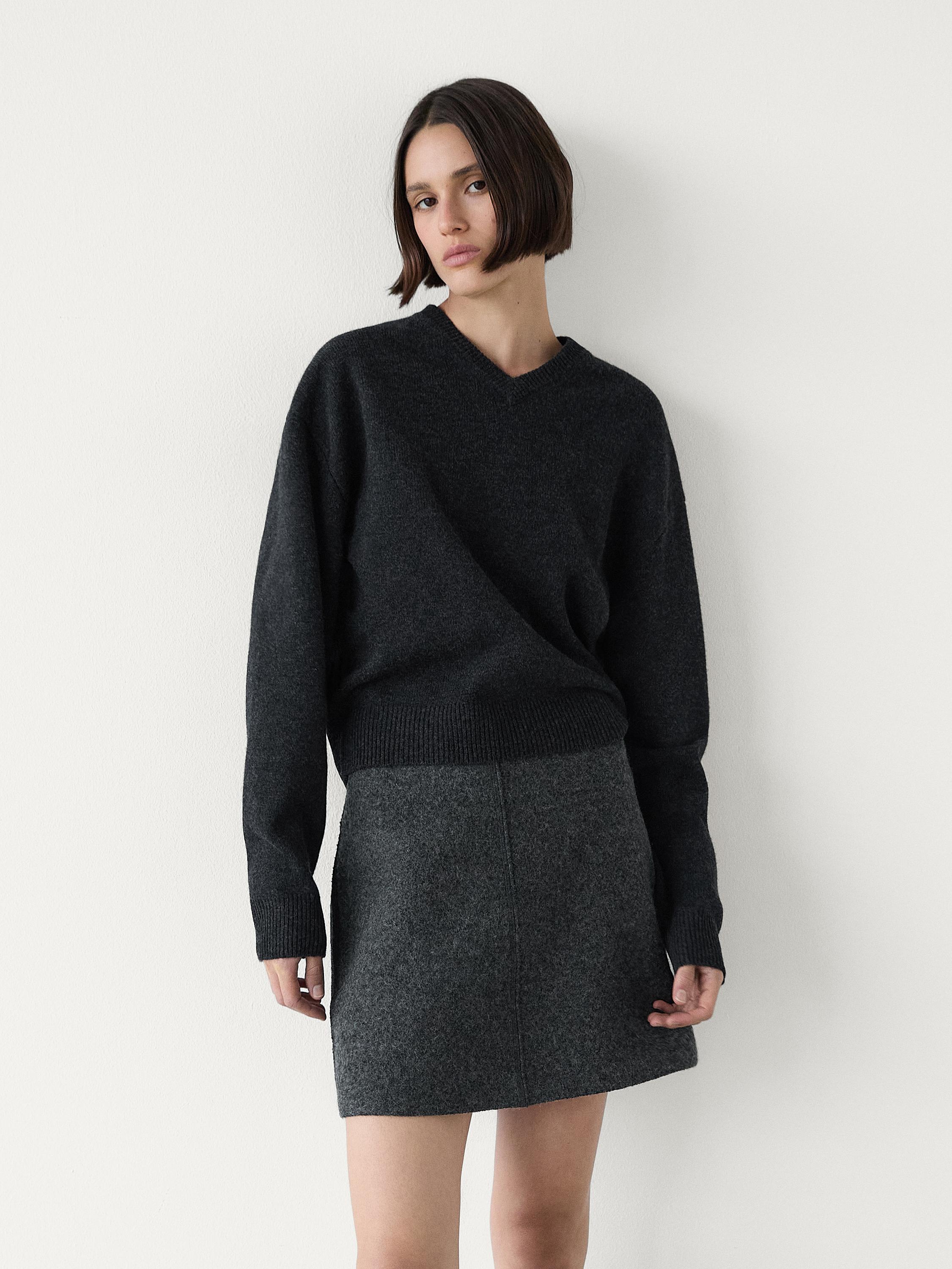 100% wool knit sweater
