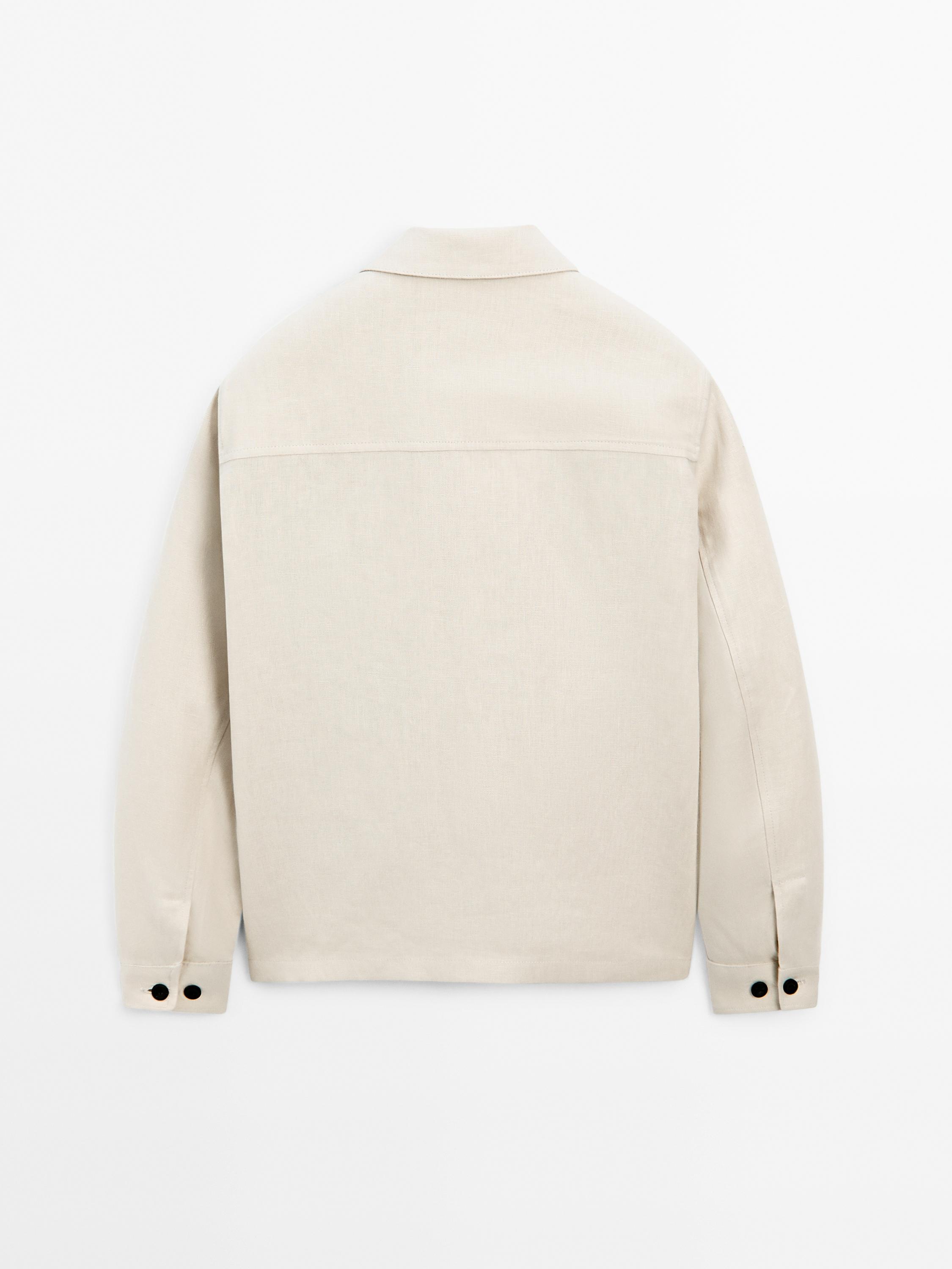 100% linen lightweight jacket