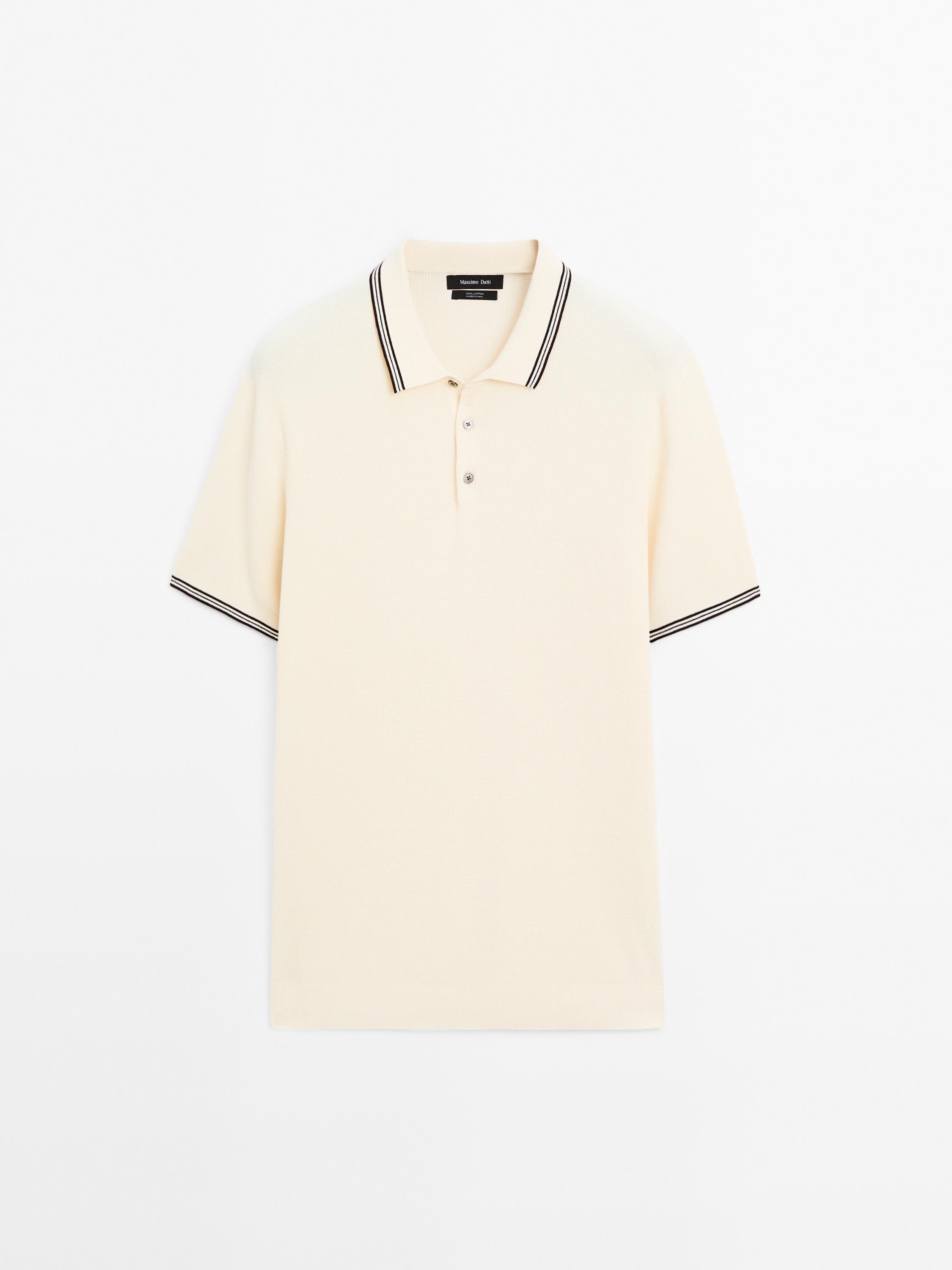 Polo en maille 100 % voile