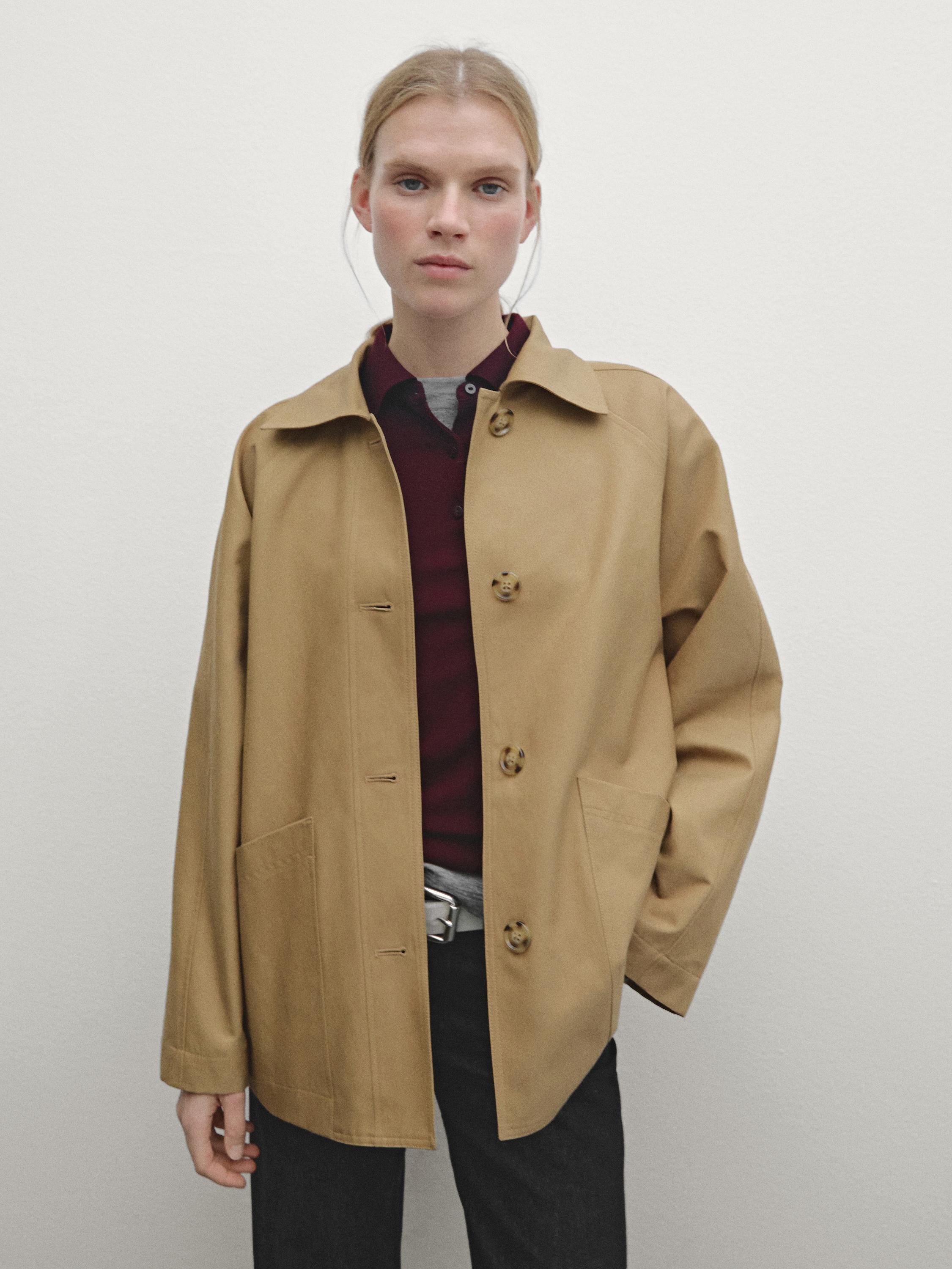 Giacca con tasche water repellent