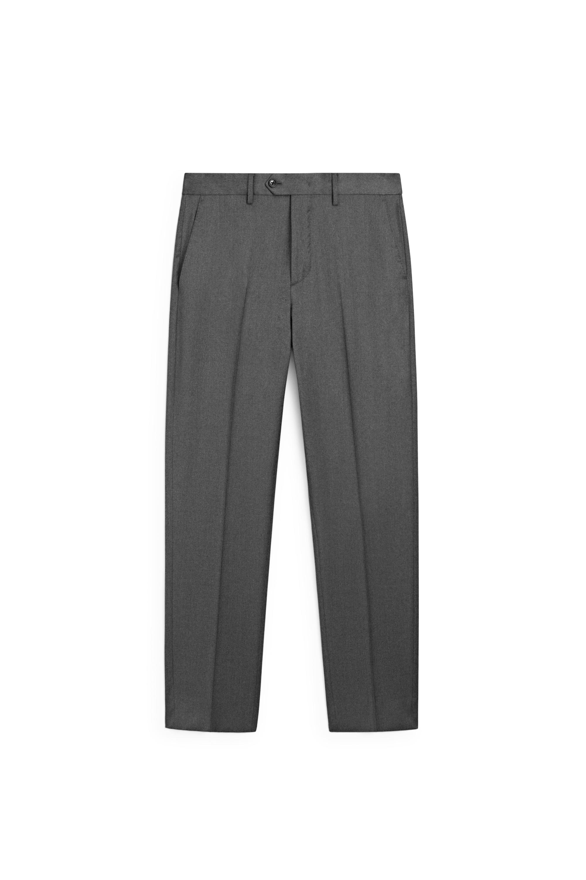 100% Cool Wool Suit Pants · Grey · Suit | Massimo Dutti