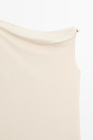 Asymmetric drop sleeve top — SAND 4