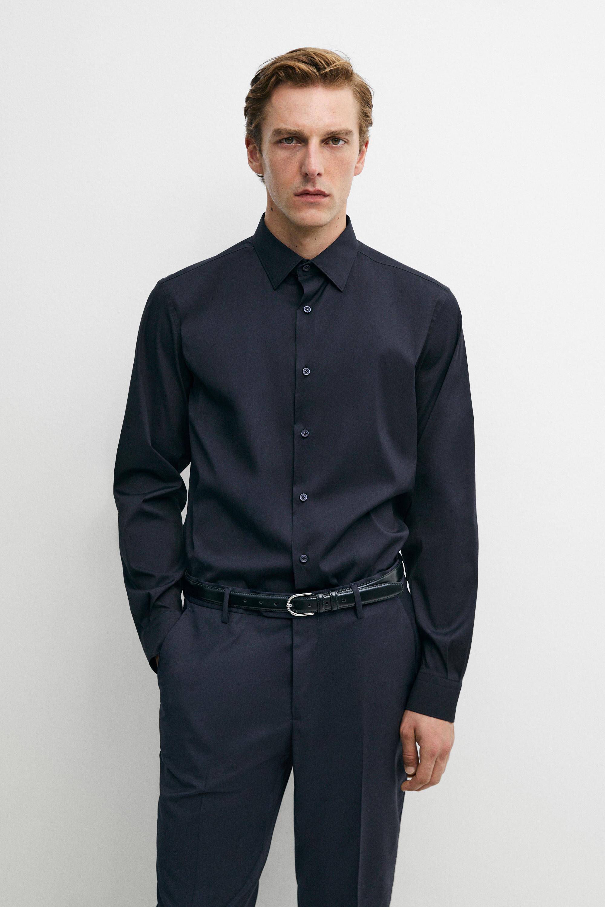 Slim fit stretch shirt