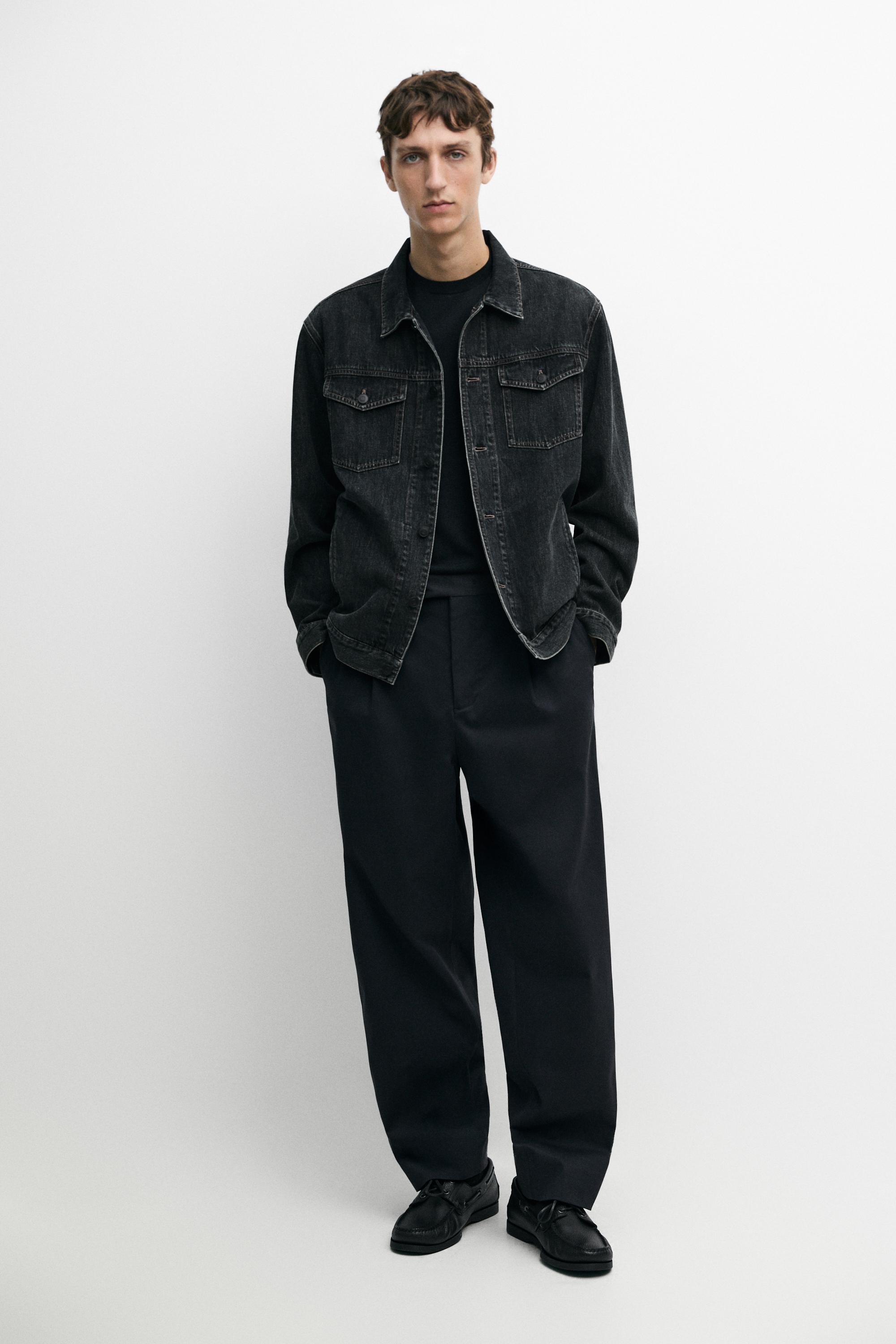 Regular Fit Cotton Denim Jacket — INDIGO