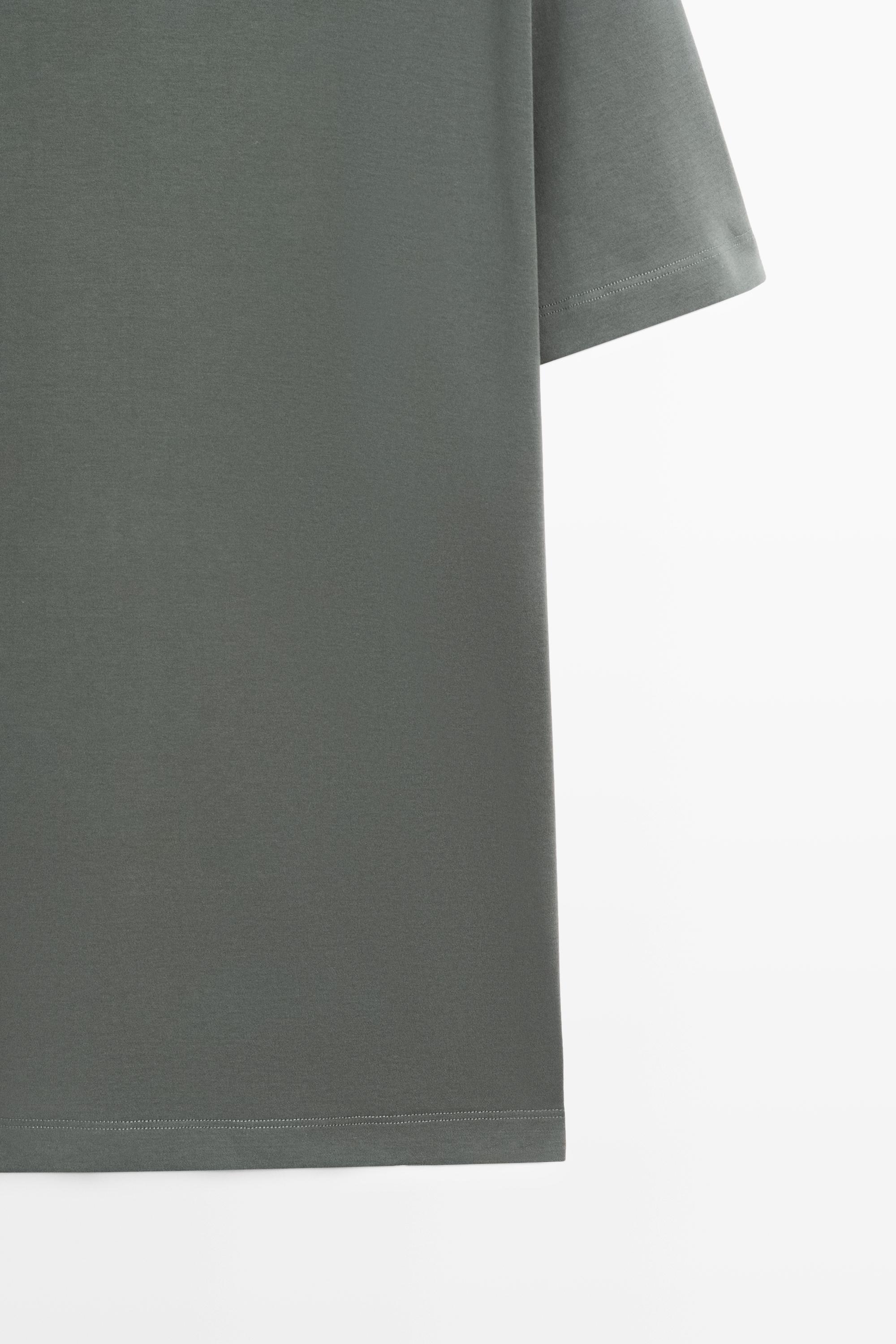 100% cotton short sleeve T-shirt — GREEN