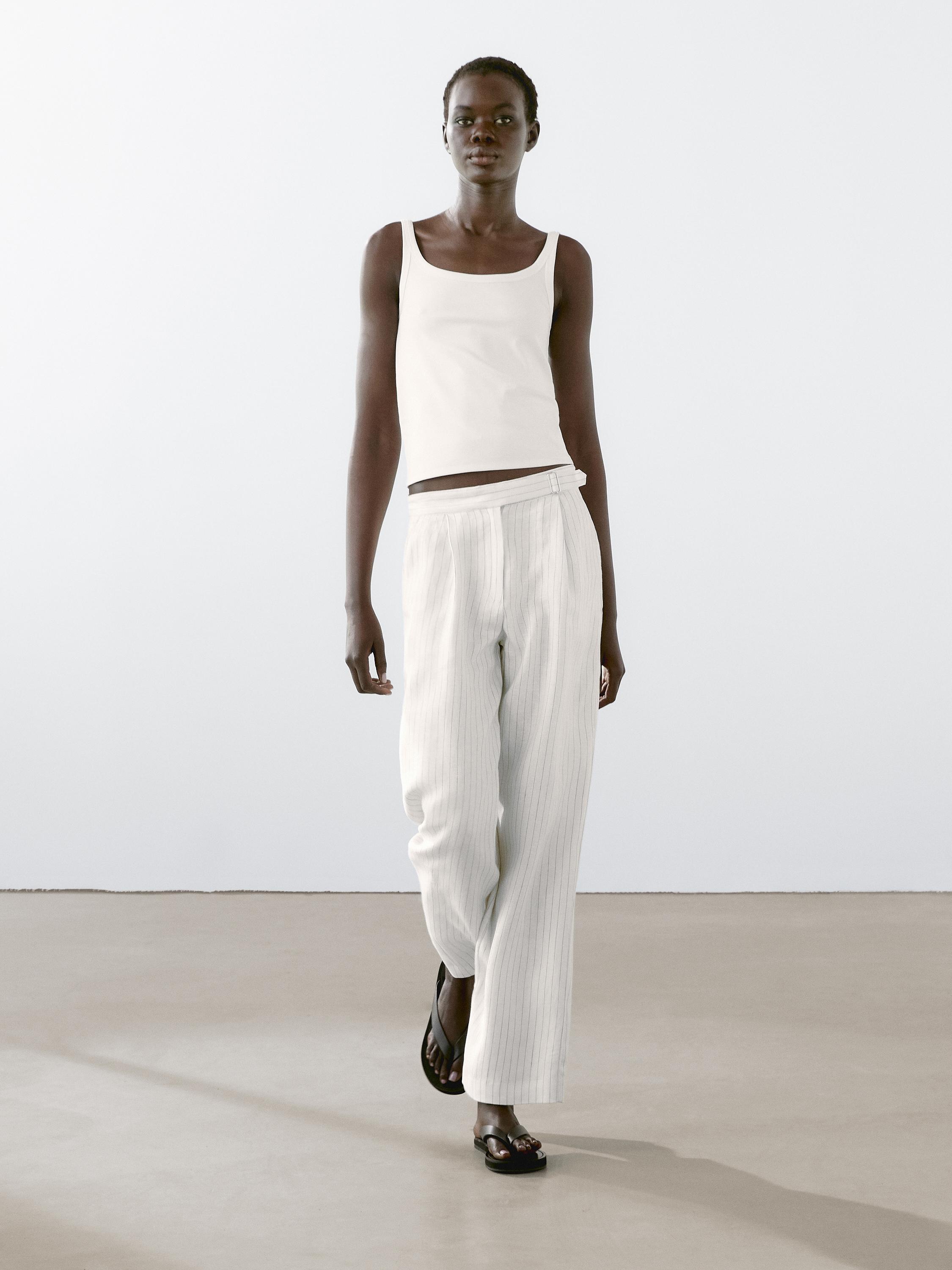 Cotton blend tank top