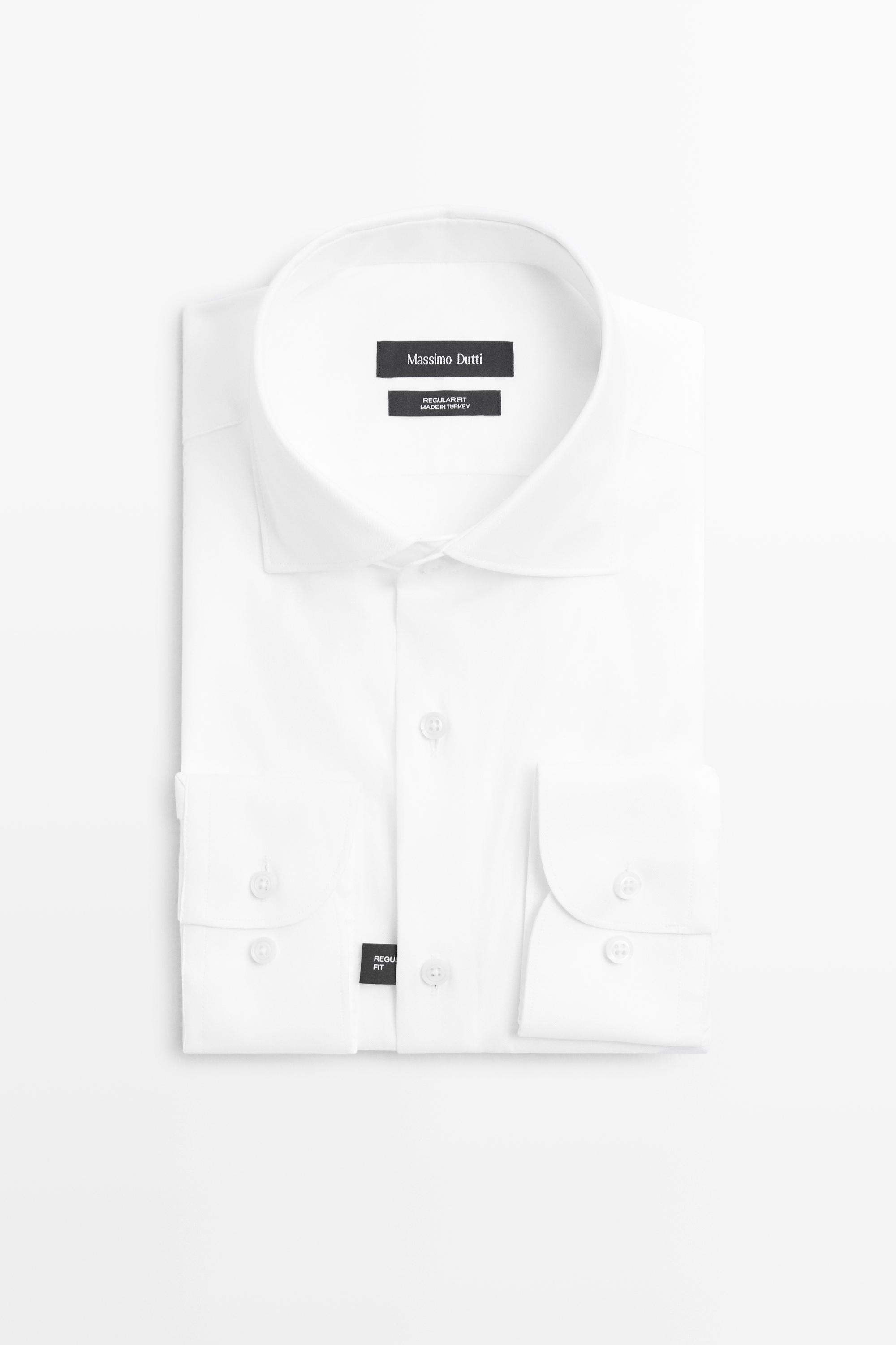 Regular fit %100 pamuklu gömlek