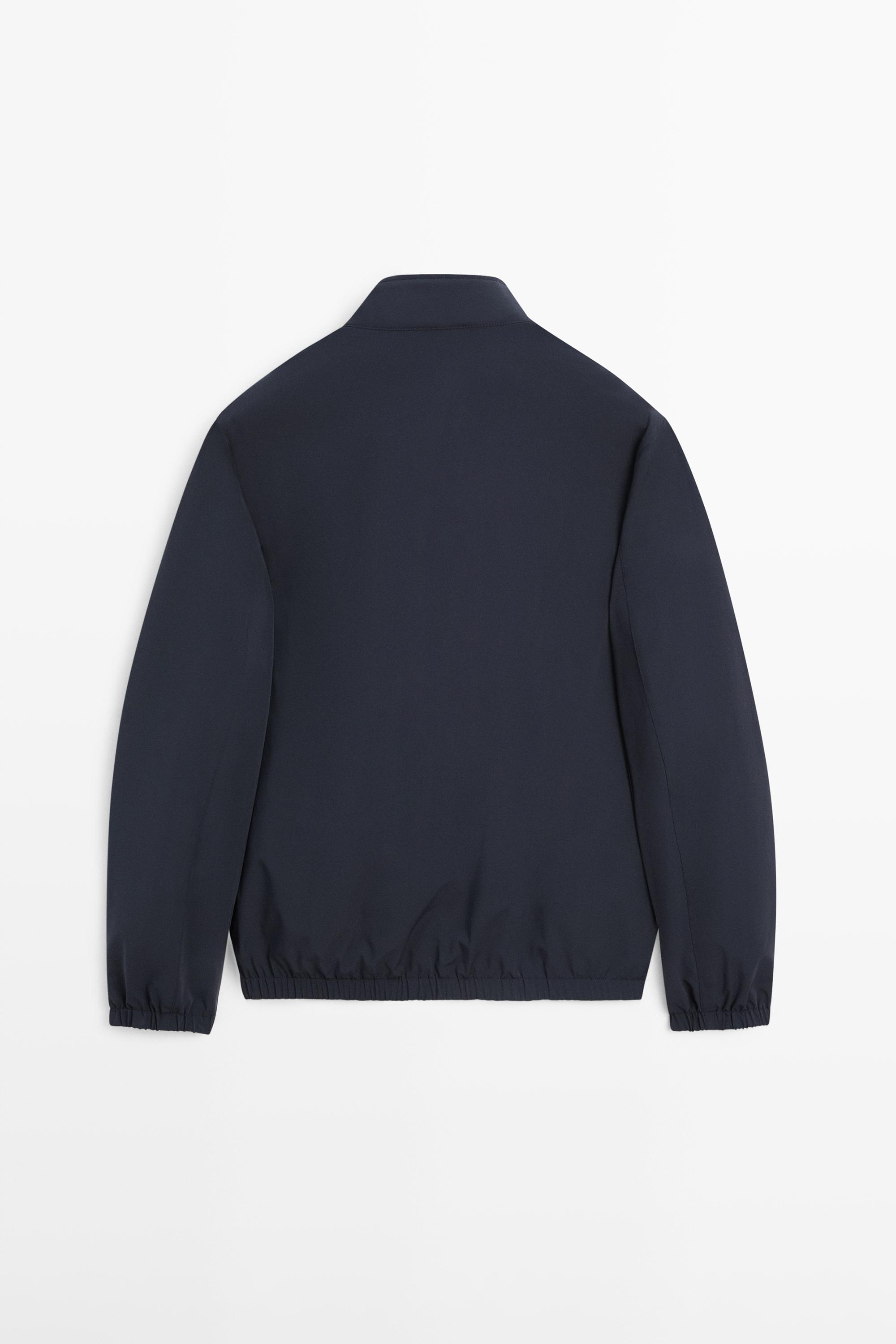 Short reversible jacket — NAVY BLUE