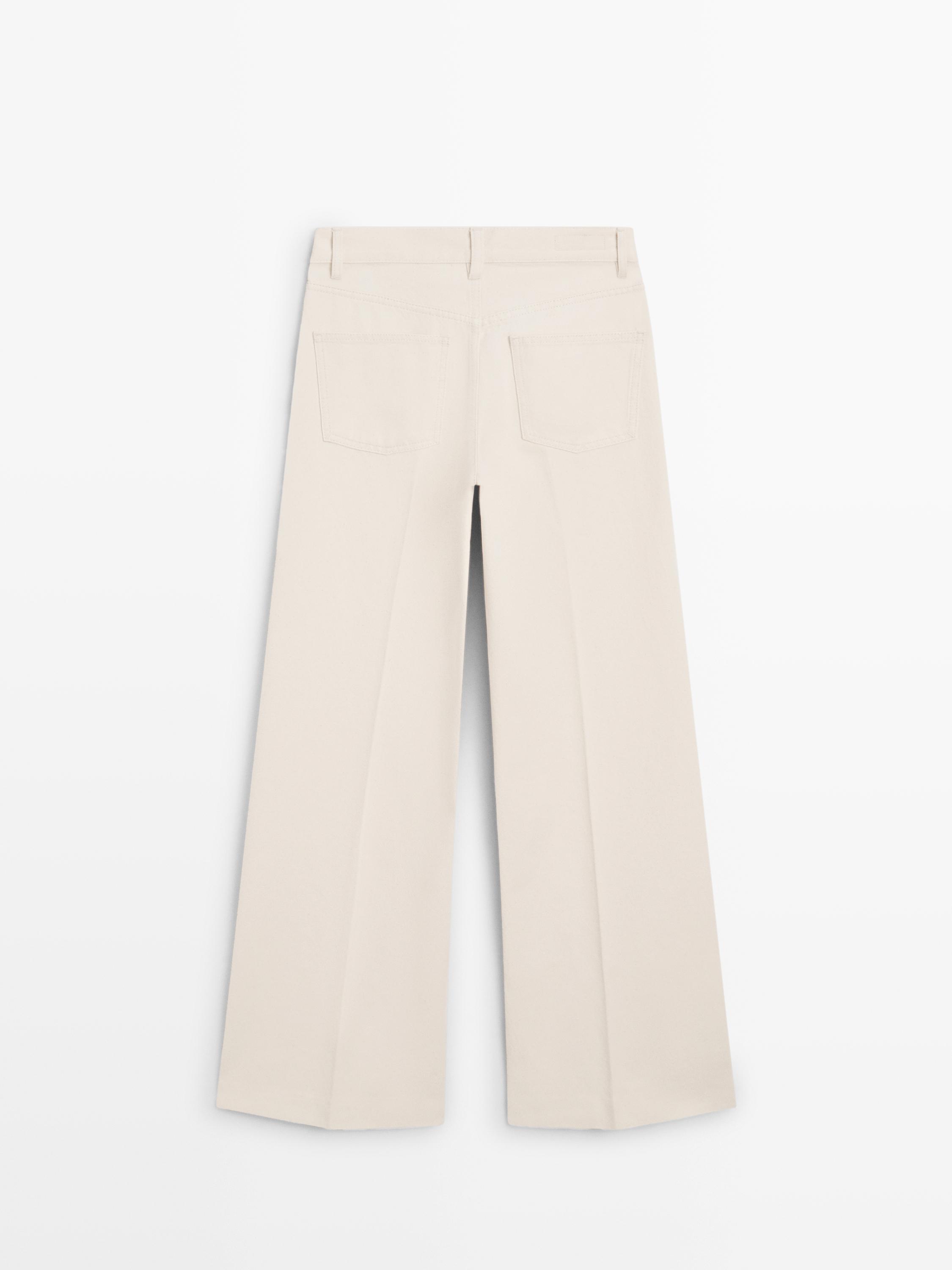 High-waist palazzo jeans — CREAM