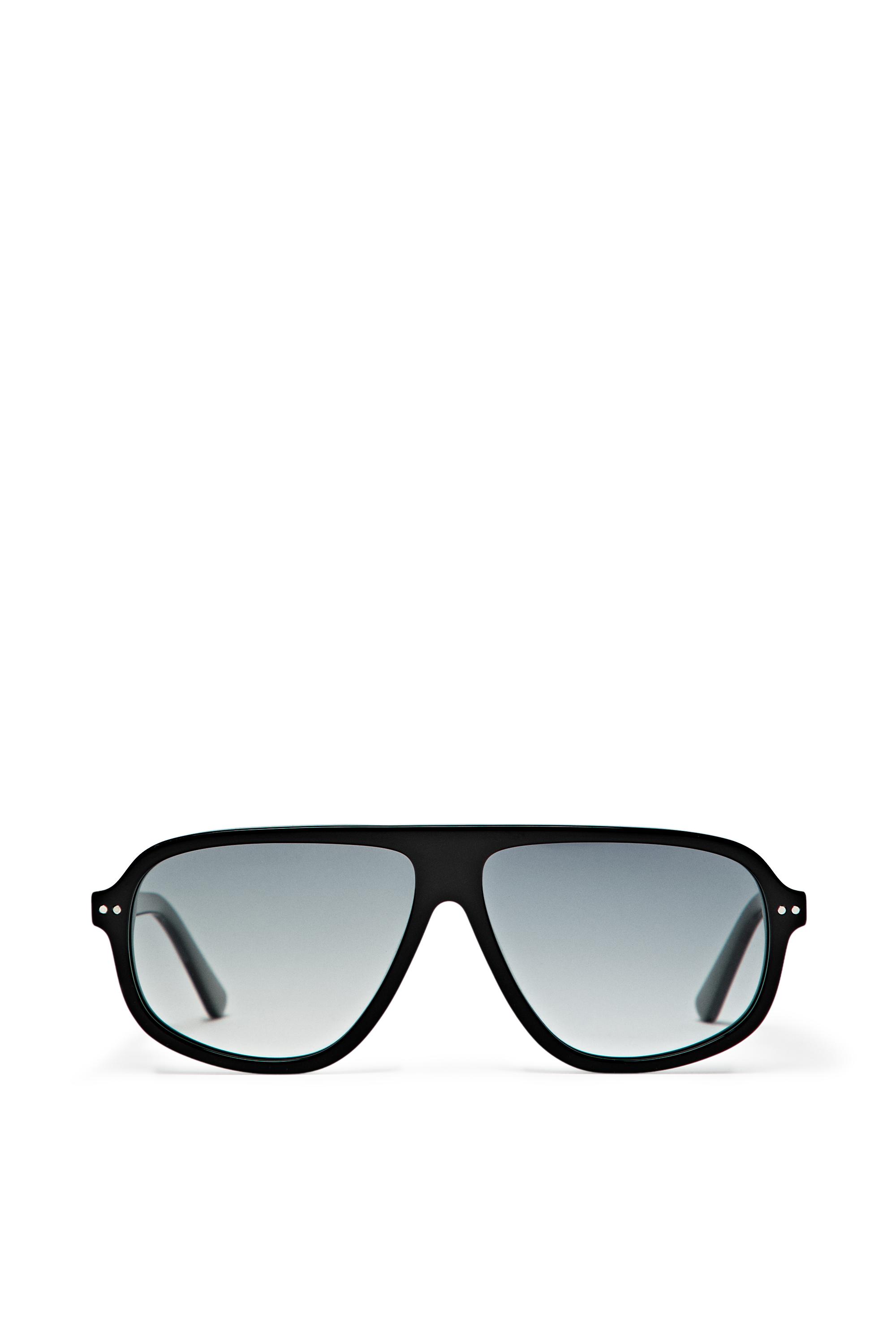 Aviator sunglasses — BLACK