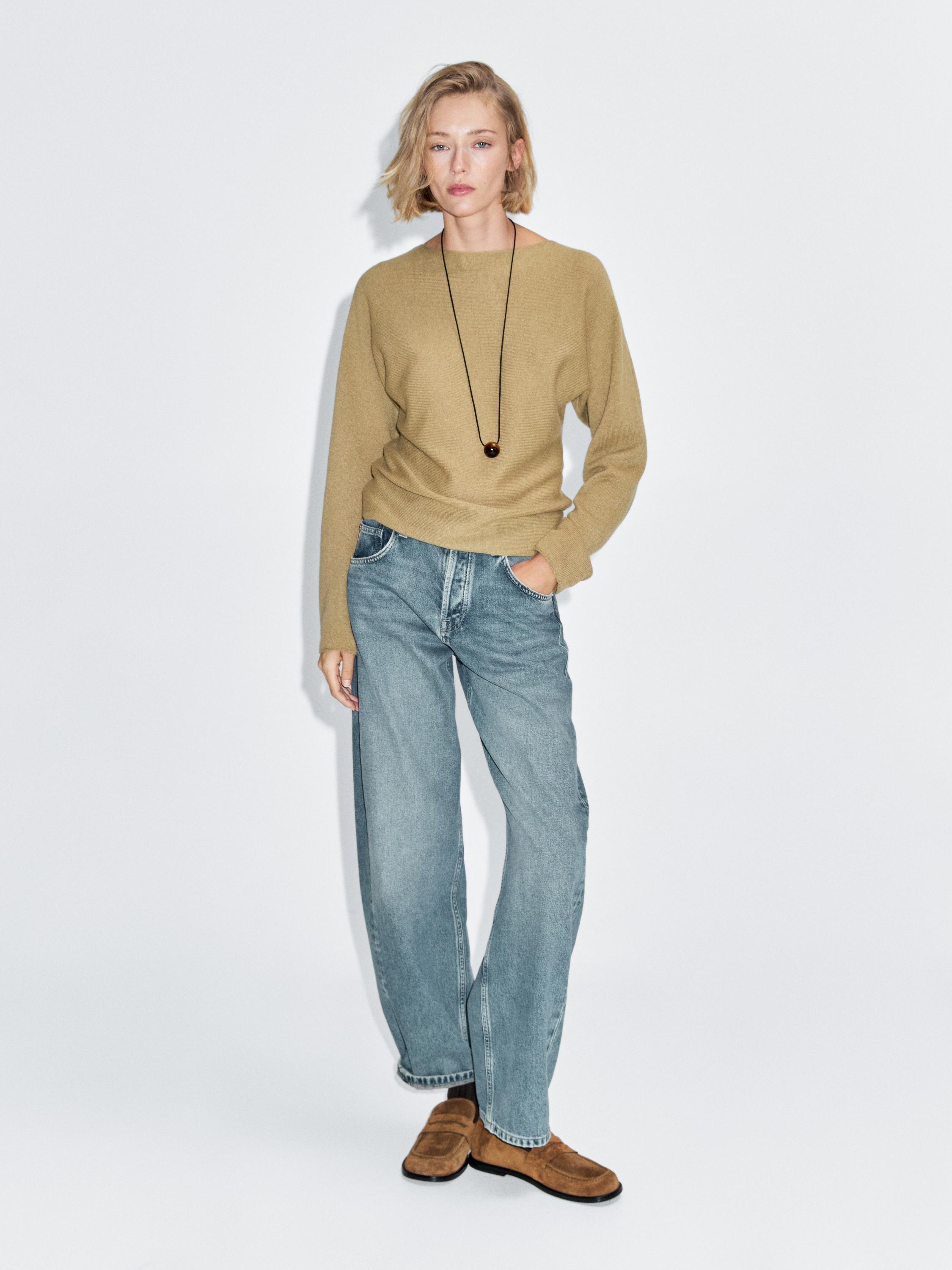 Jersey punto cuello barco