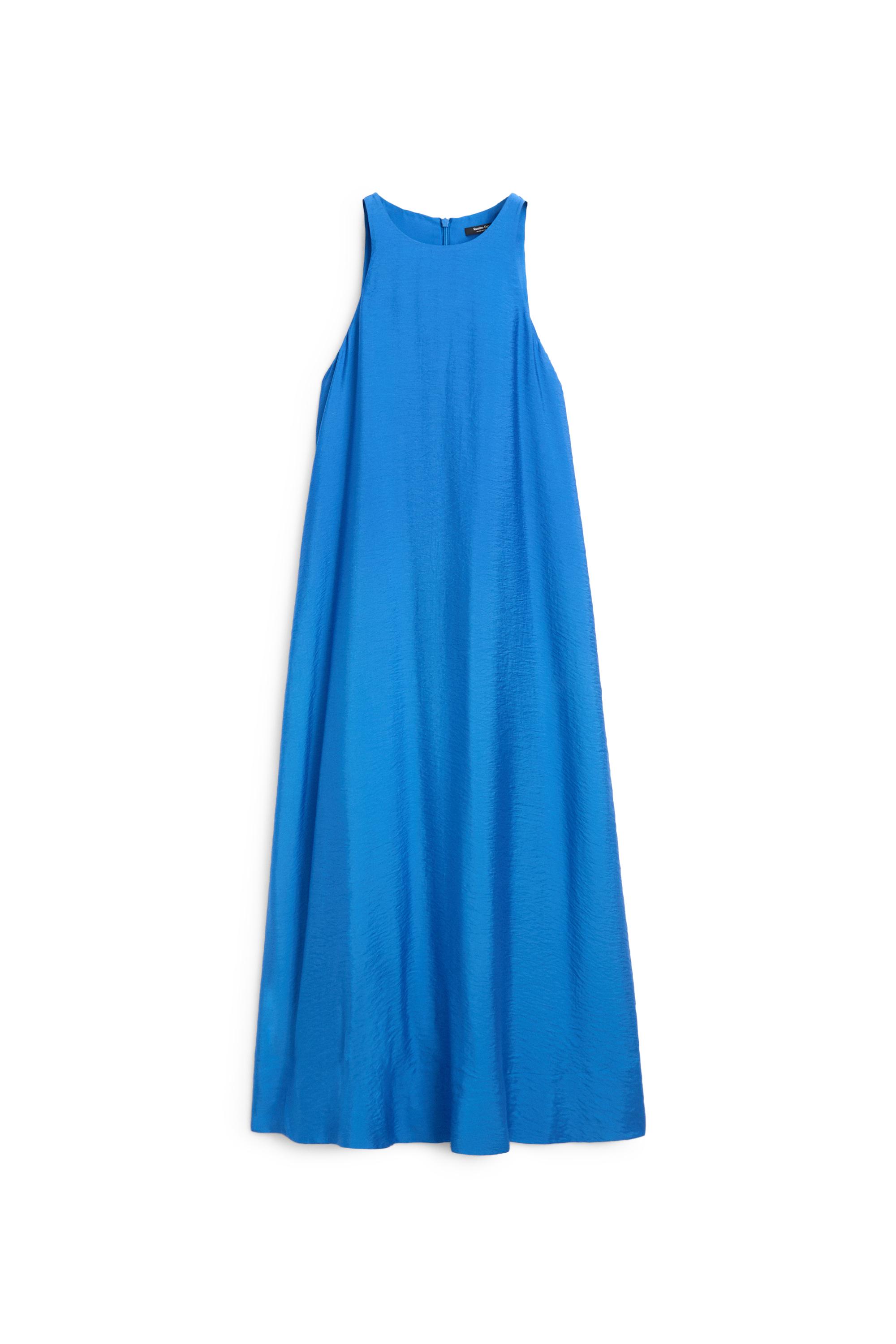 massimo dutti long flared halter dress Massimo Dutti Studio Long Flared Halter Dress - Grey