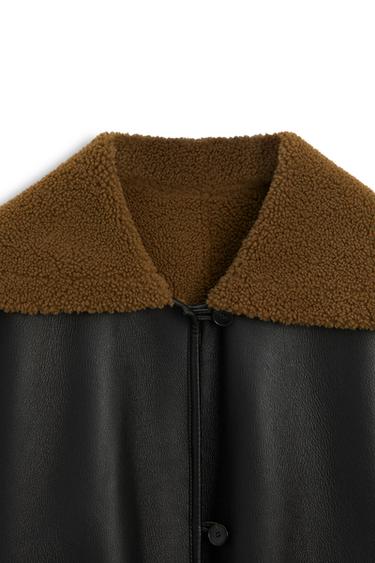 Leather mouton with fur - LIMITED EDITION — BROWN 9