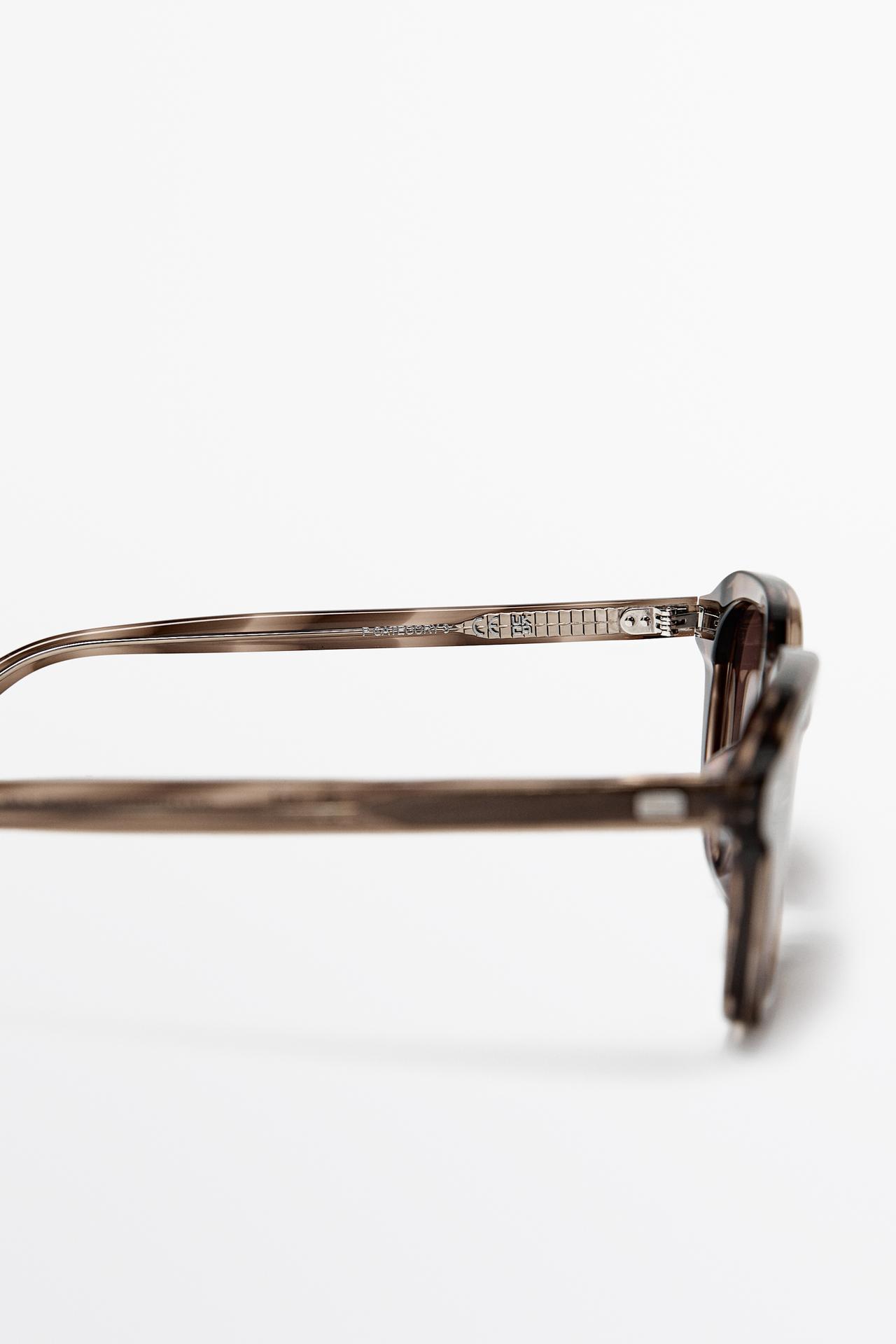 Square sunglasses — SAND BROWN