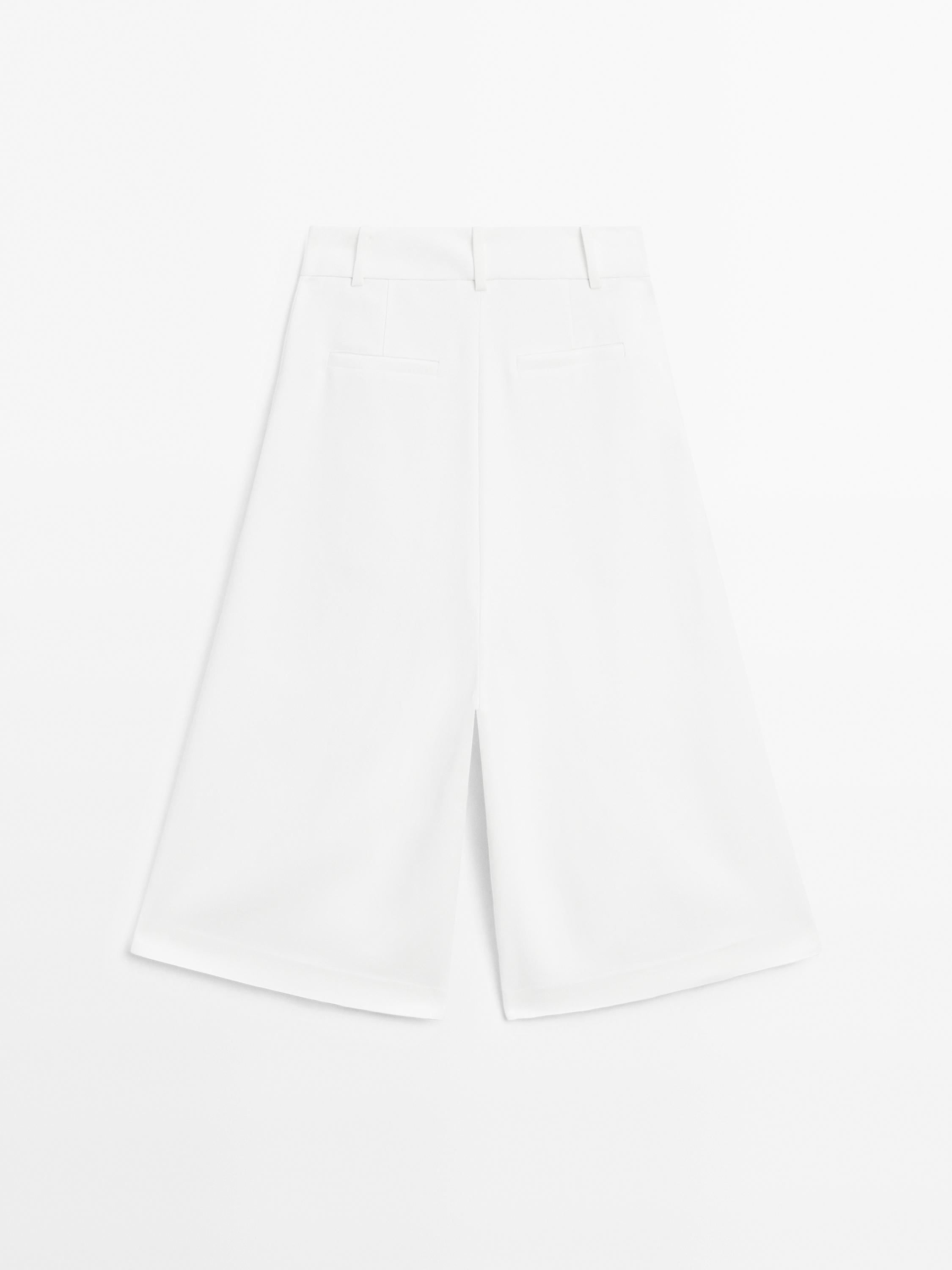 Smart Bermuda shorts with darts - STUDIO
