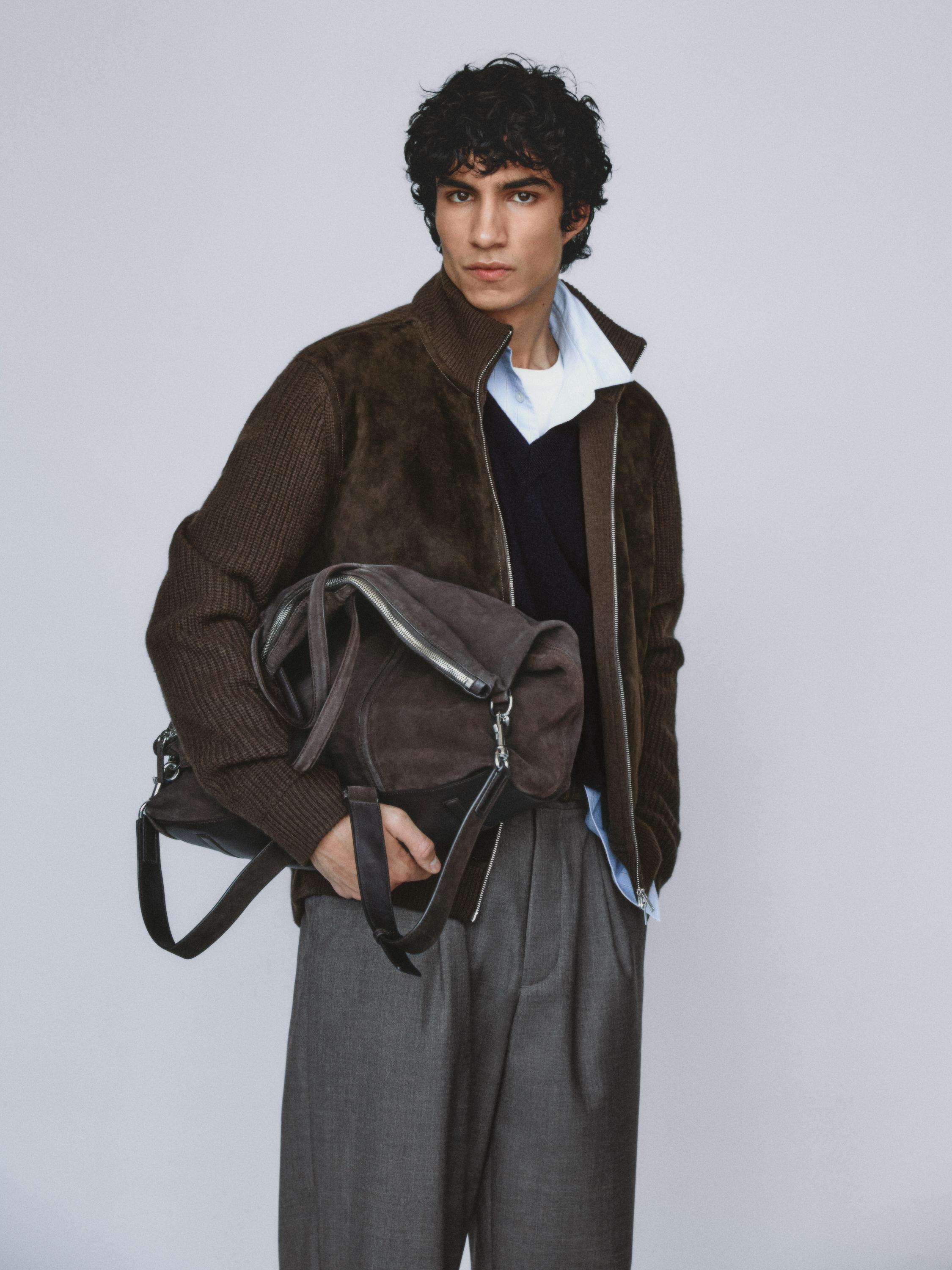 Brown Suede Jacket Massimo Leather Jacket Massimo Dutti Suede