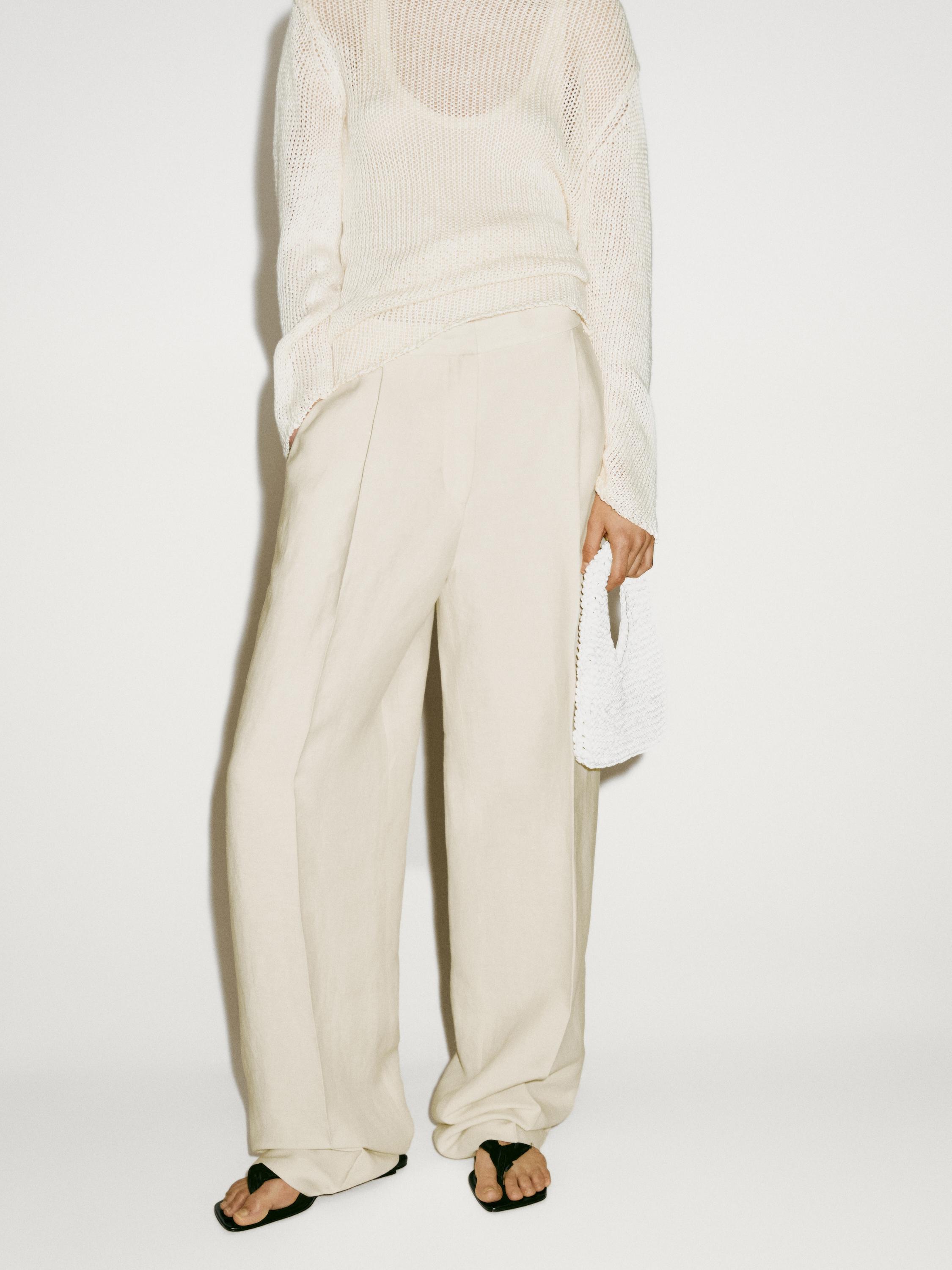 Trousers with dart detail - Limited Edition