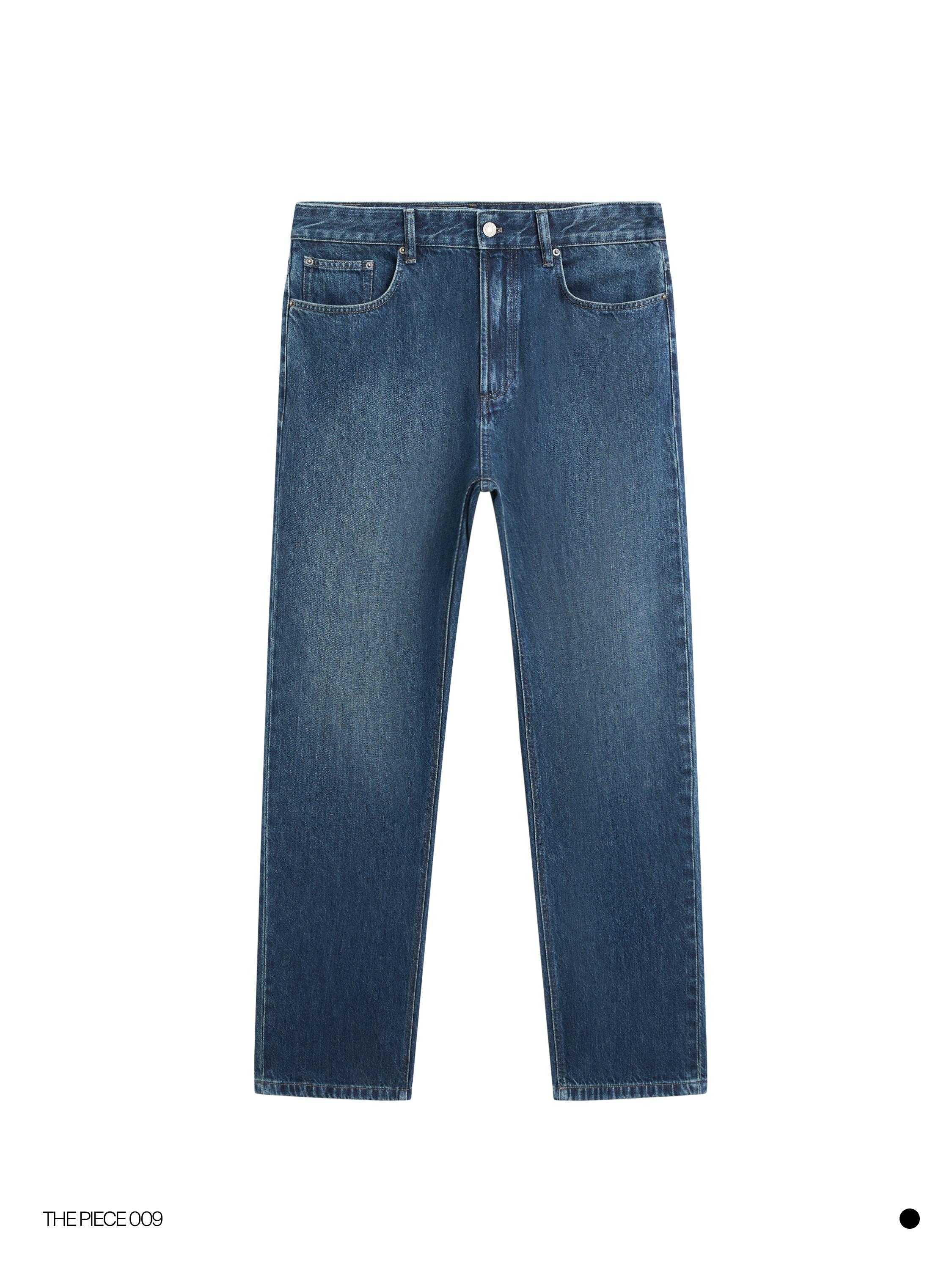 Wide-leg jeans — DARK BLUE