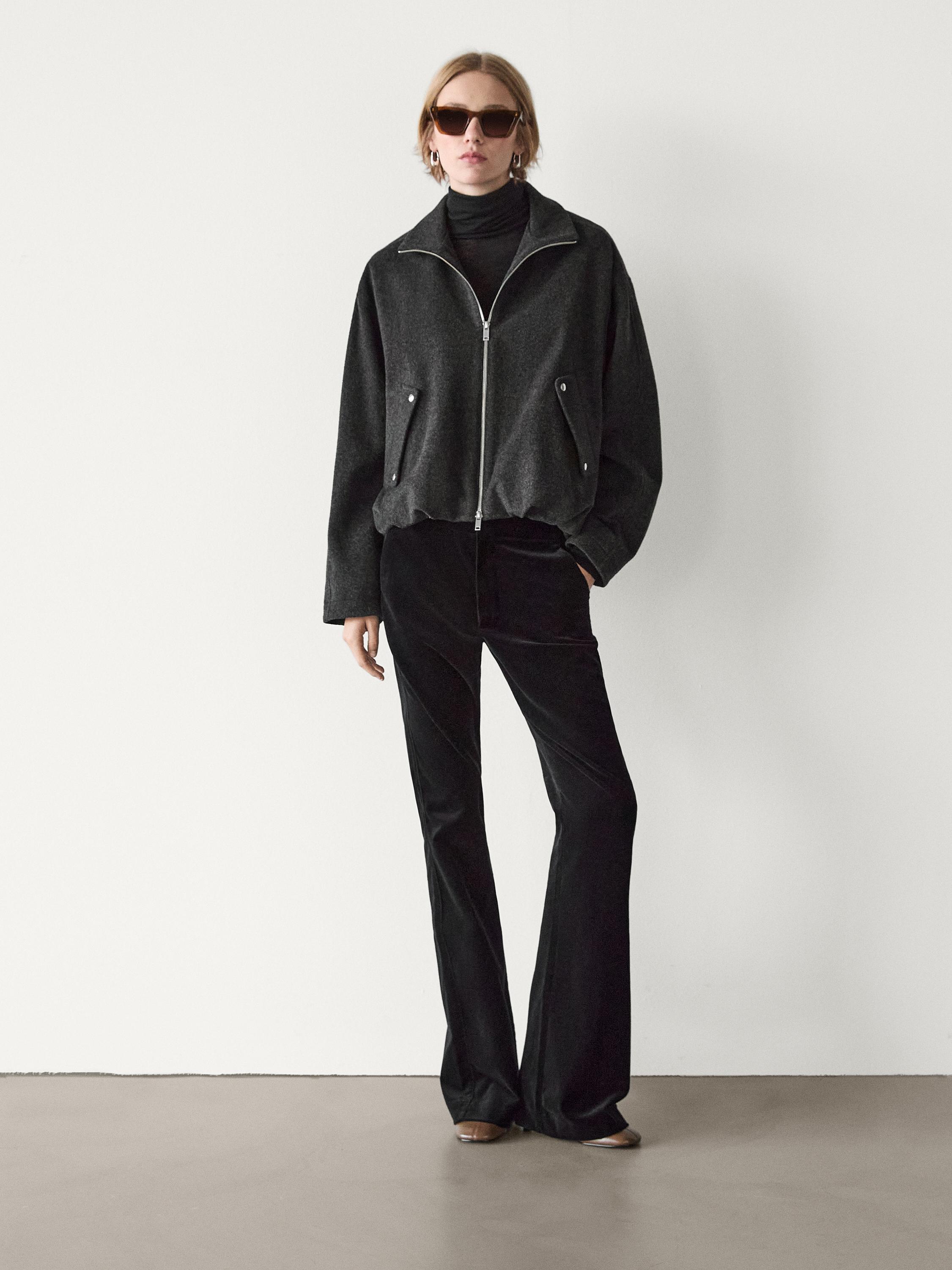 Women's cropped jackets - Massimo Dutti