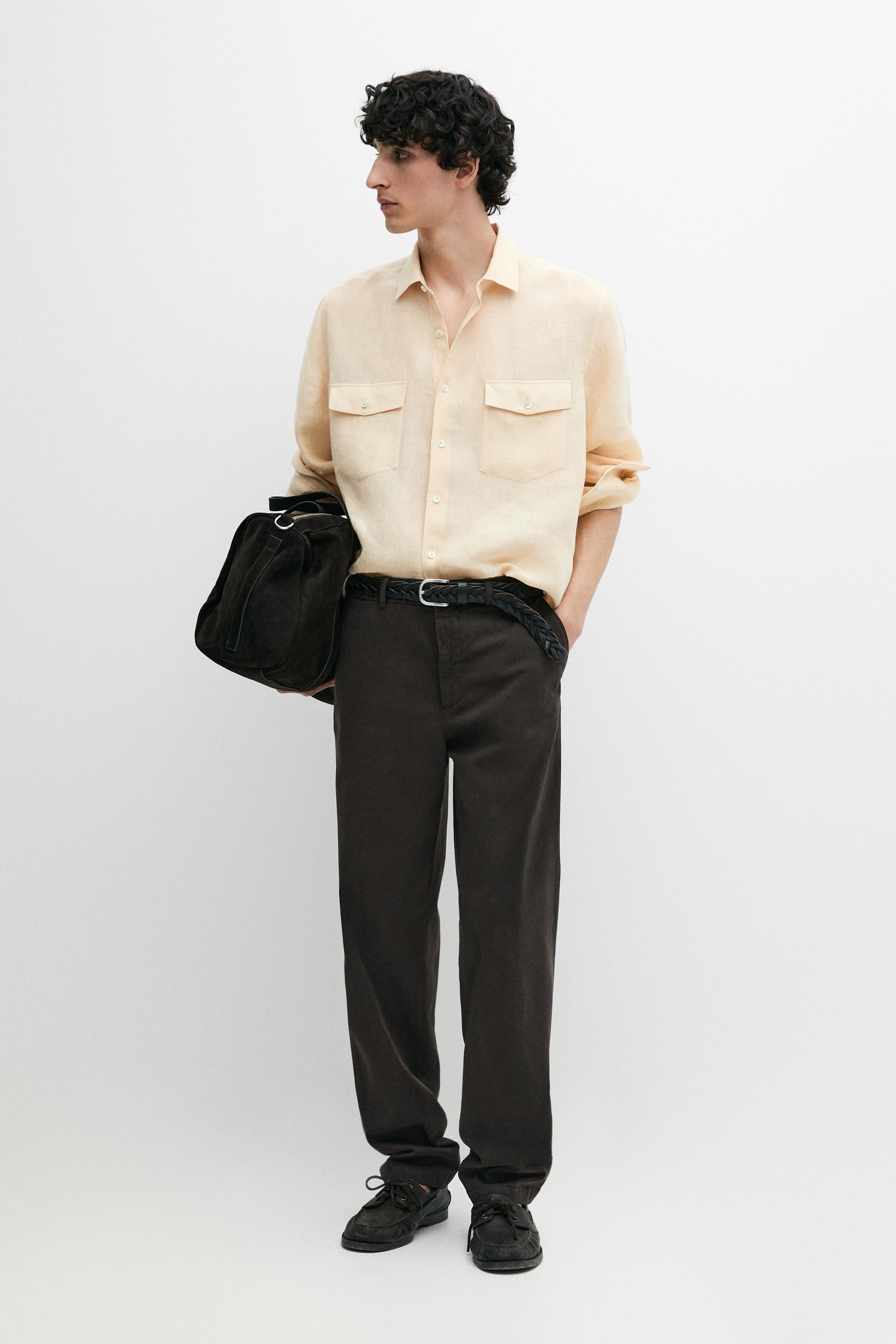 Jogger fit trousers — BROWN