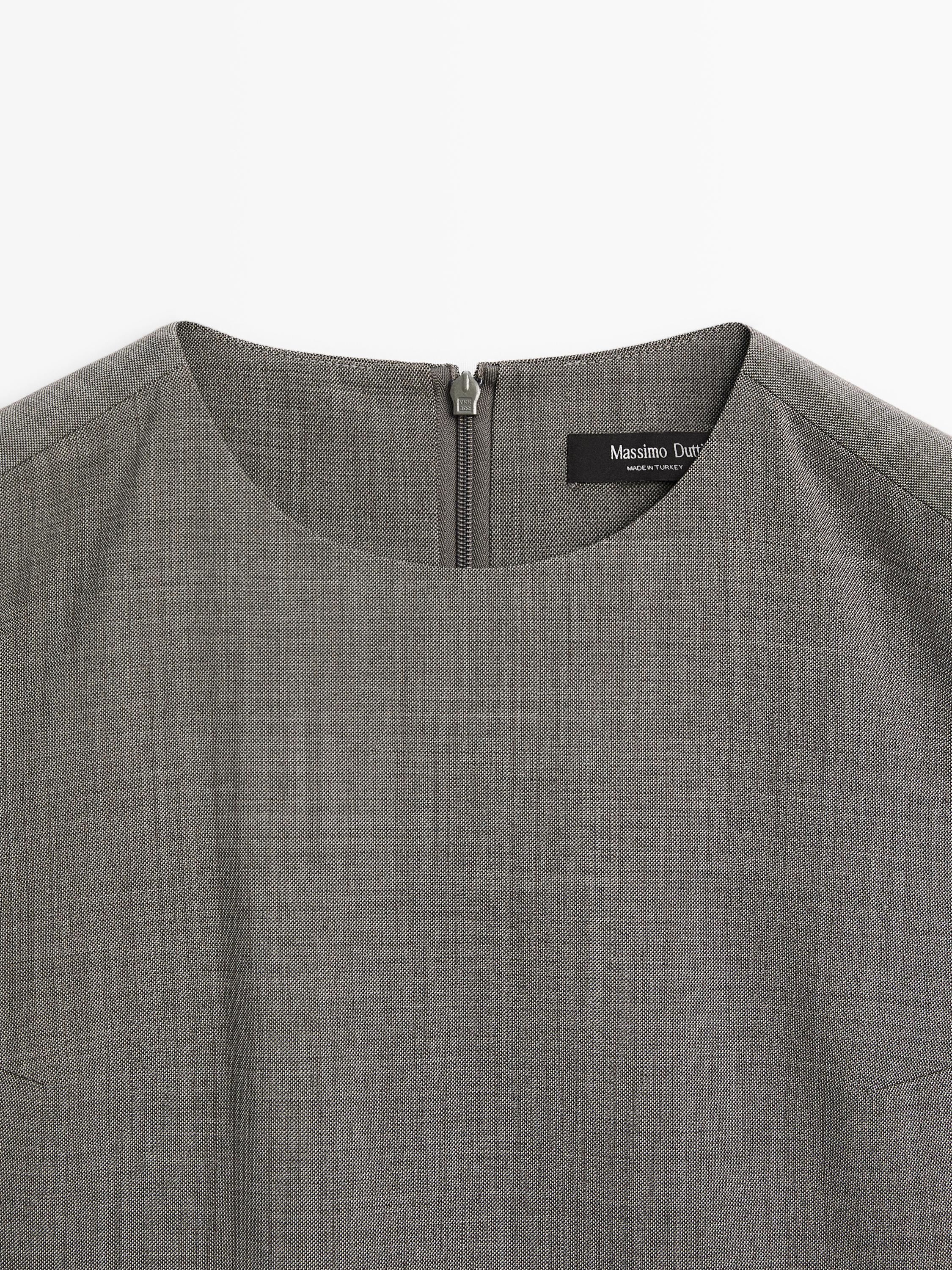 Robe courte chinée