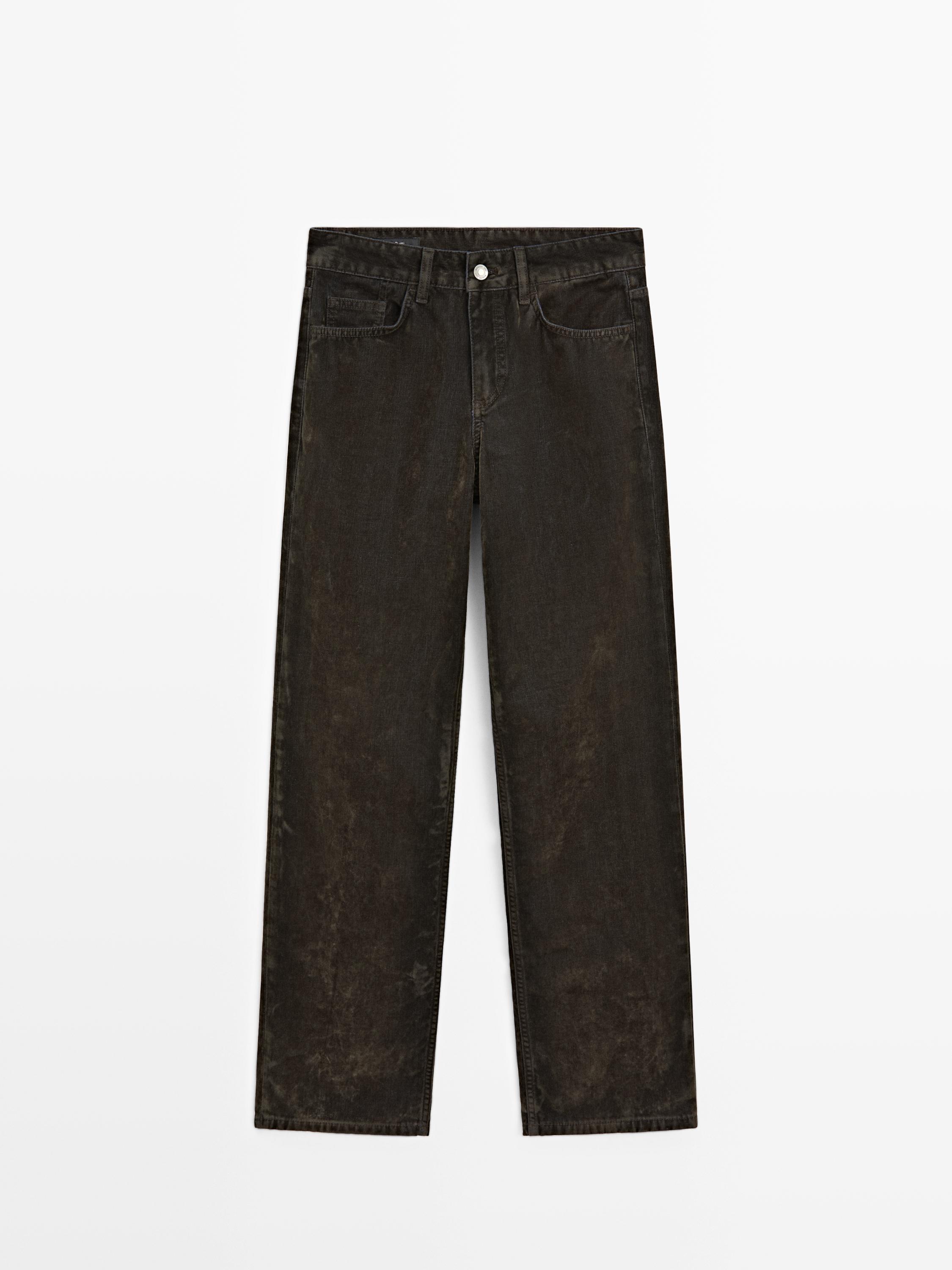 Χαμηλόμεσο τζιν παντελόνι straight fit