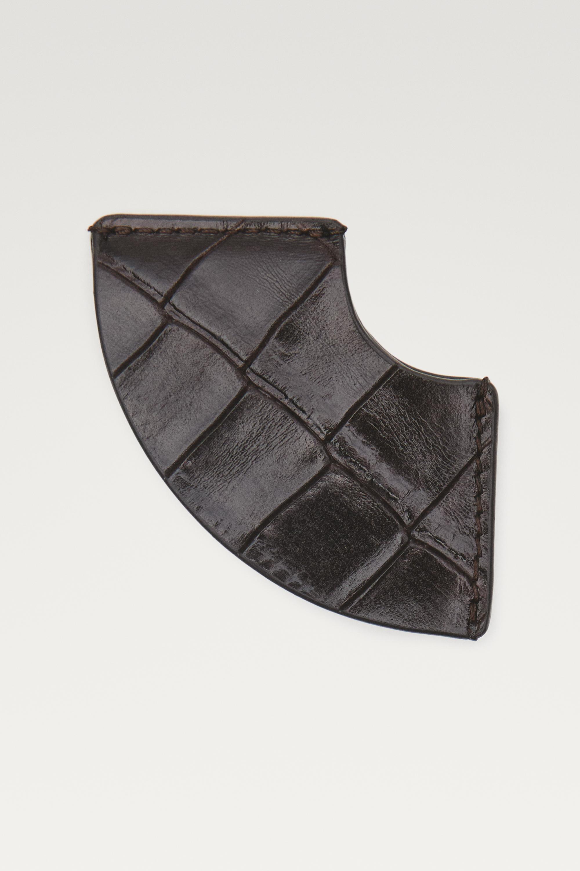 Textured leather bookmark