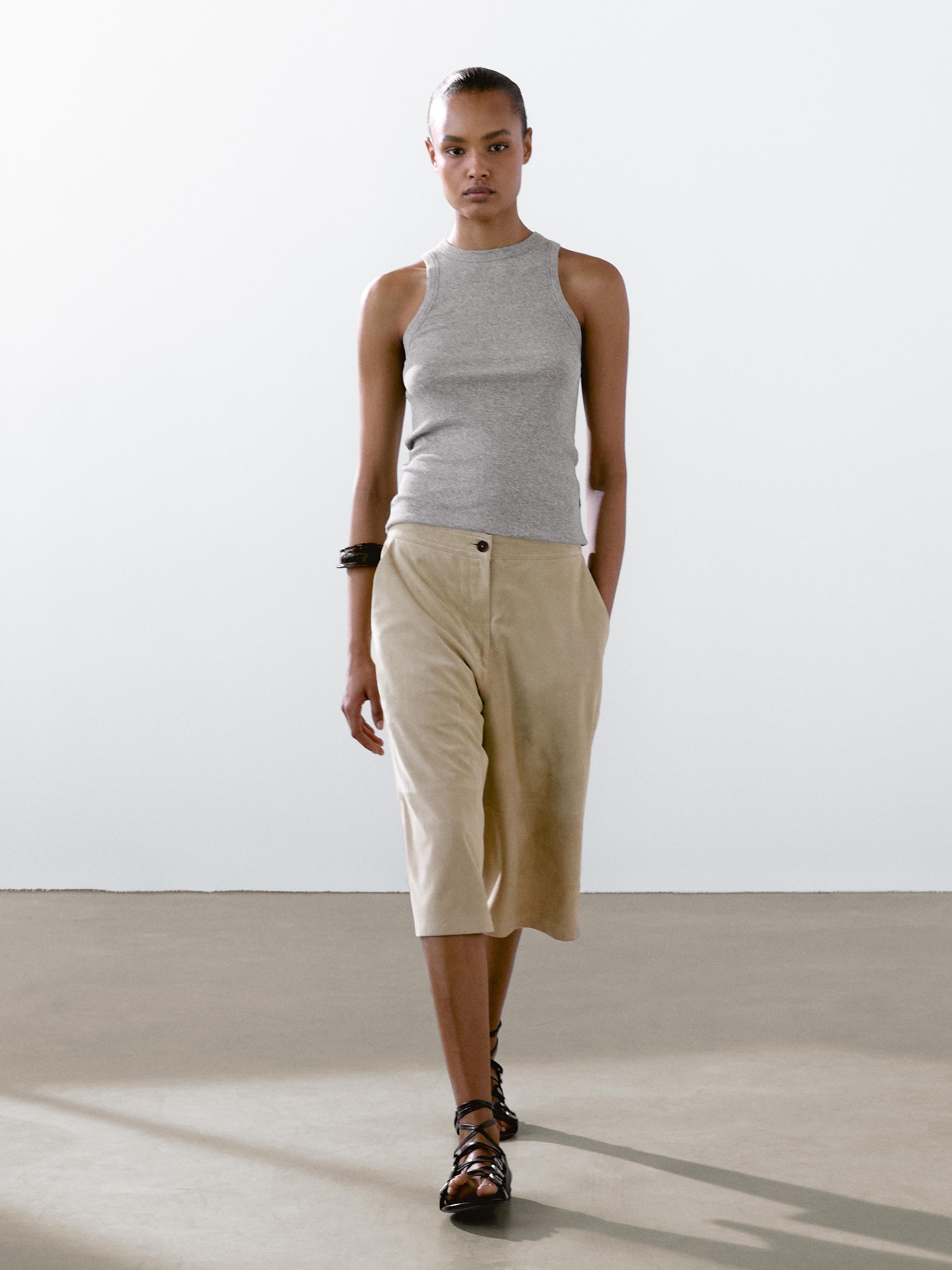 100% cotton halter top