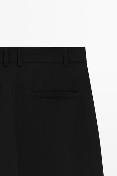 Carrot fit pants with dart detail — BLACK 9