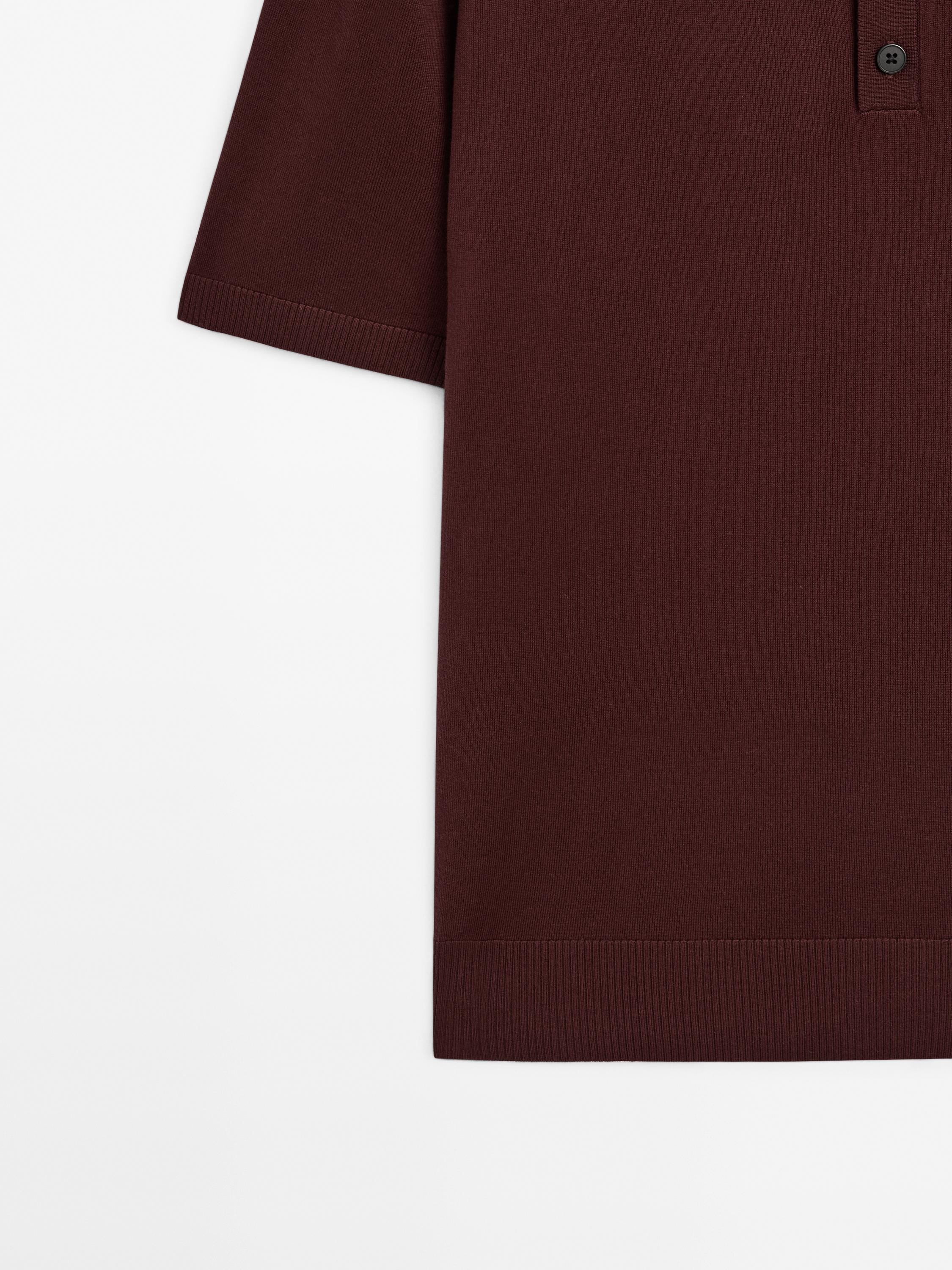 Polo en maille regular fit 100 % coton