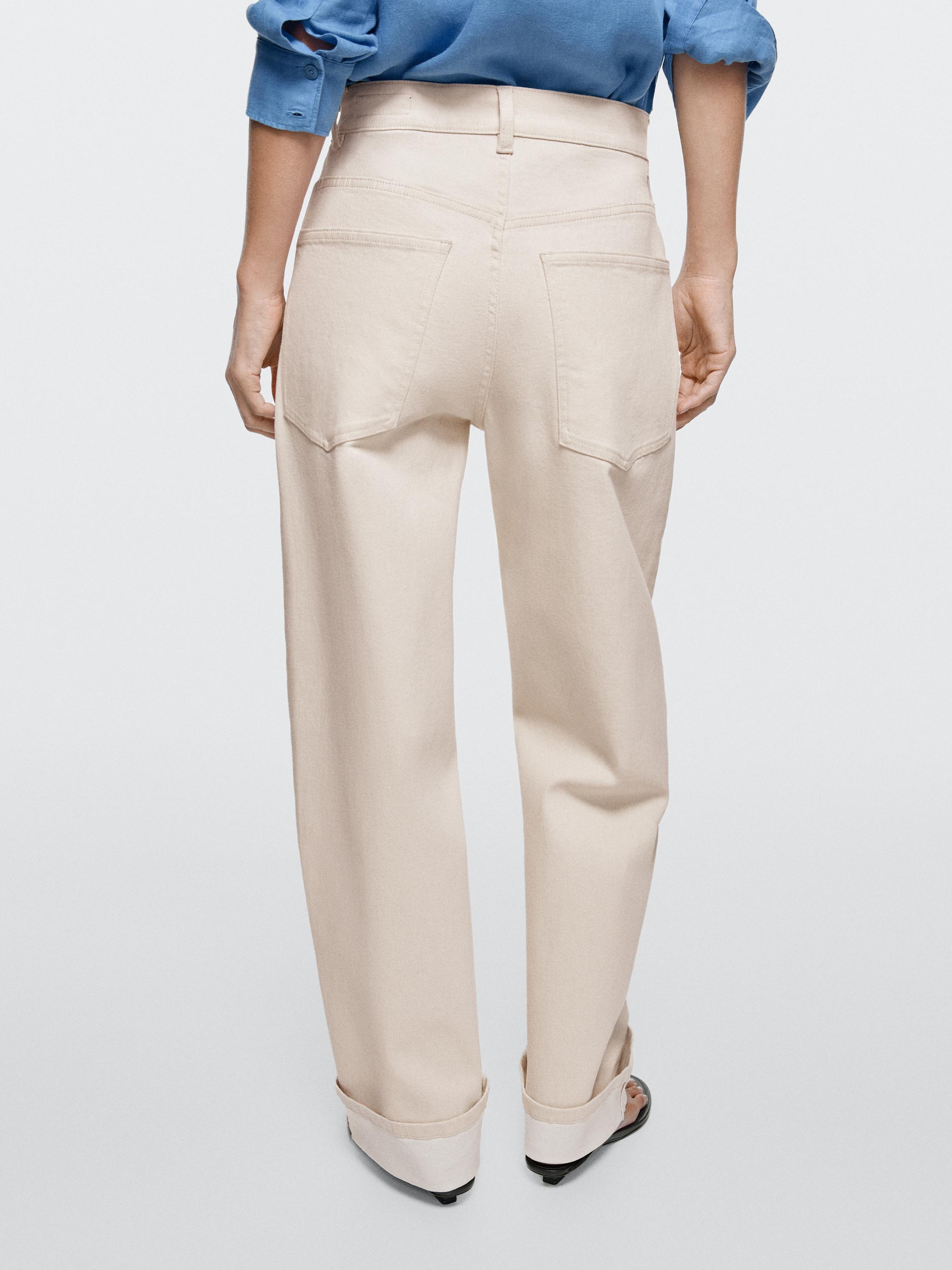 Straight-leg jeans with turn-up hems — CREAM