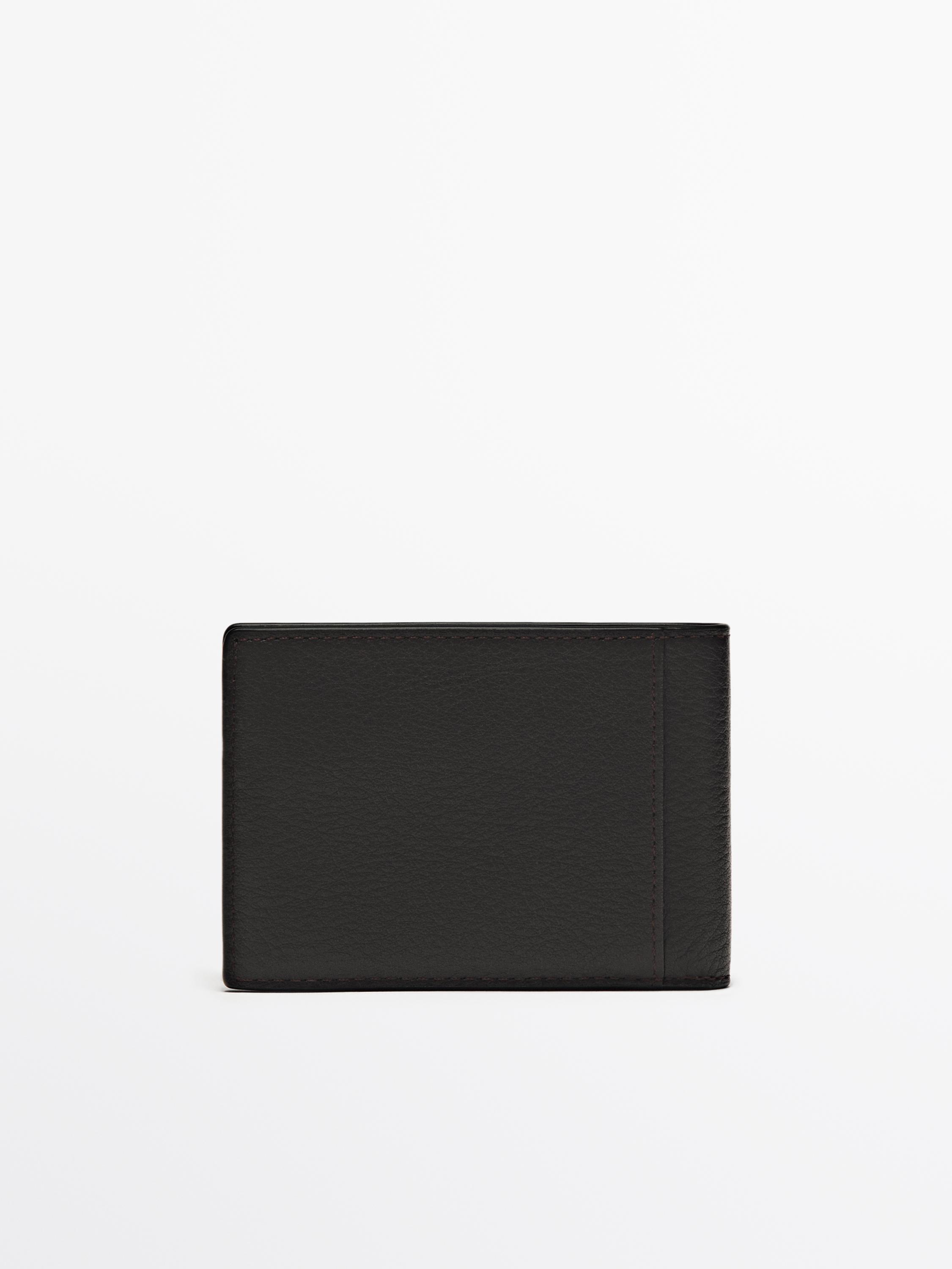 Nappa leather landscape wallet